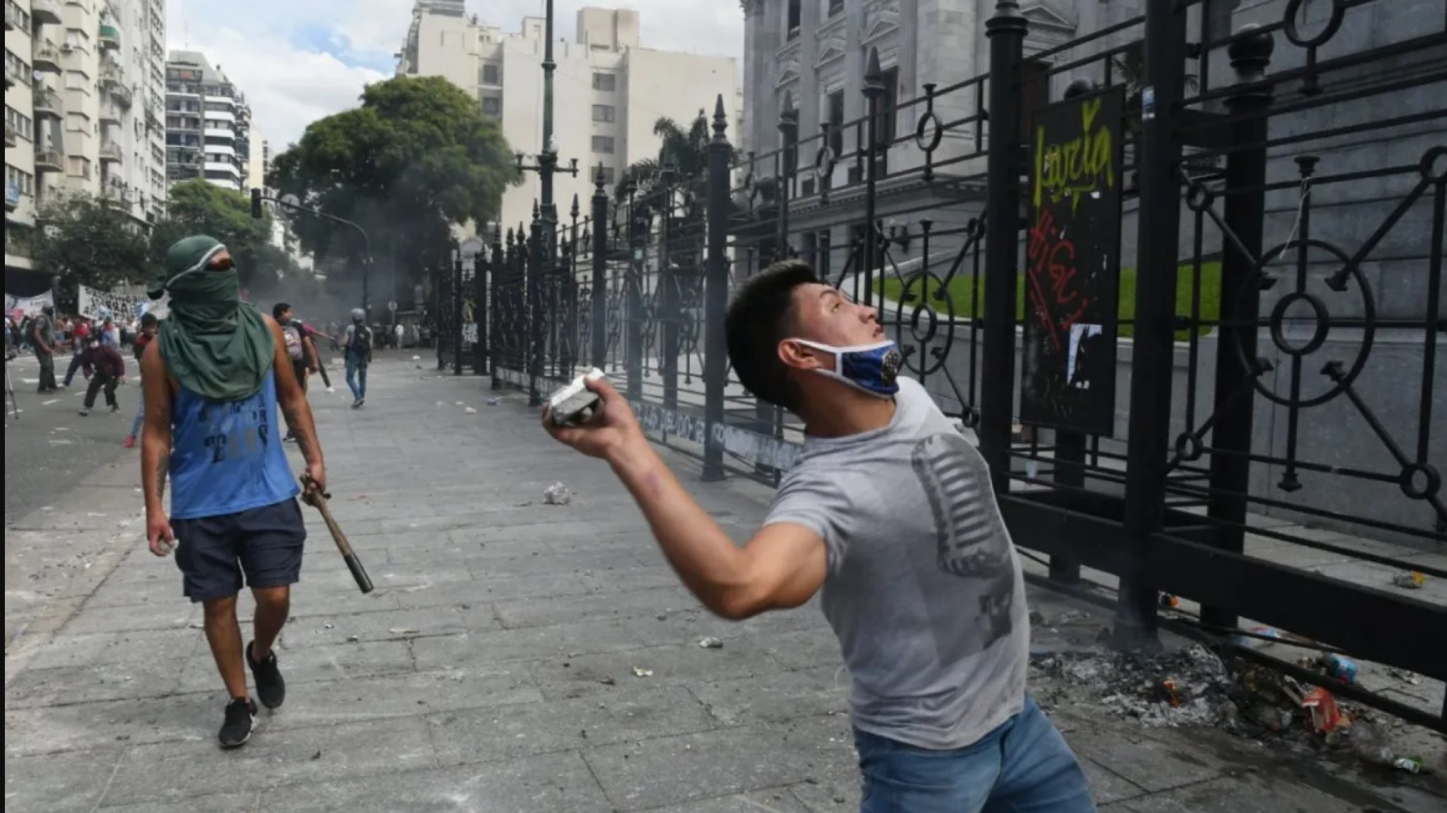 Hay dos nuevos detenidos por el ataque a la vicepresidenta Cristina Kirchner en su despacho del Congreso