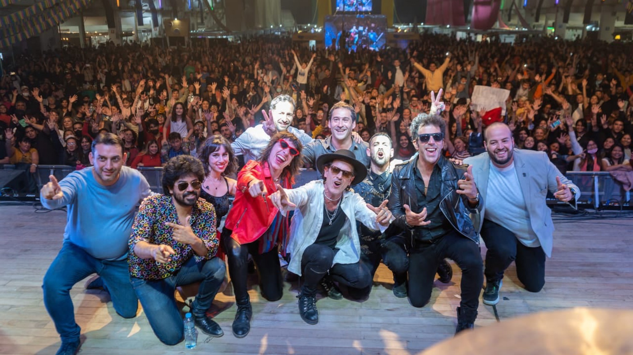 Coty con el público a pleno en la primera noche del Festín de Sabores