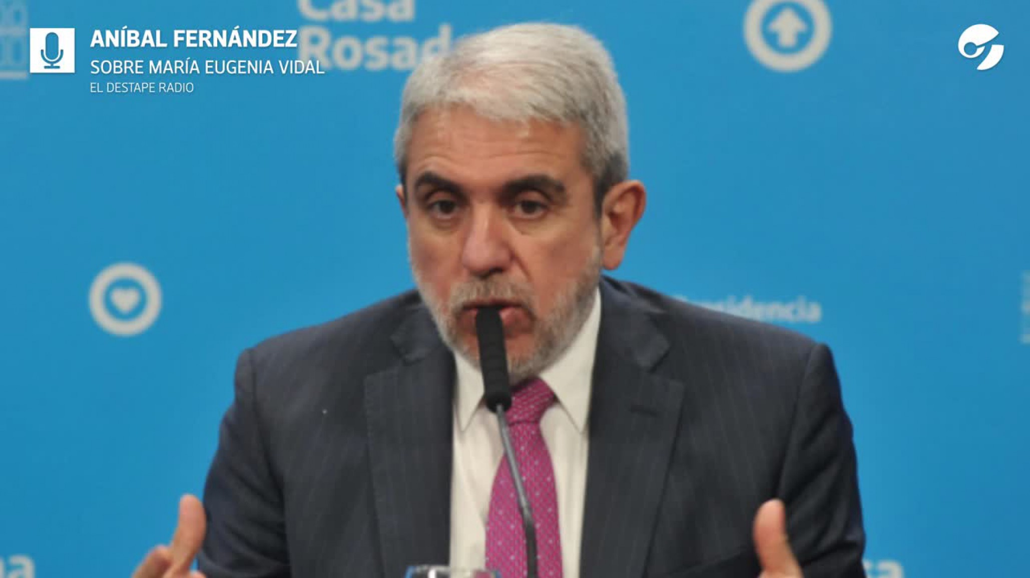 Aníbal Fernández: “Para nada está en riesgo la unidad del Frente de Todos”