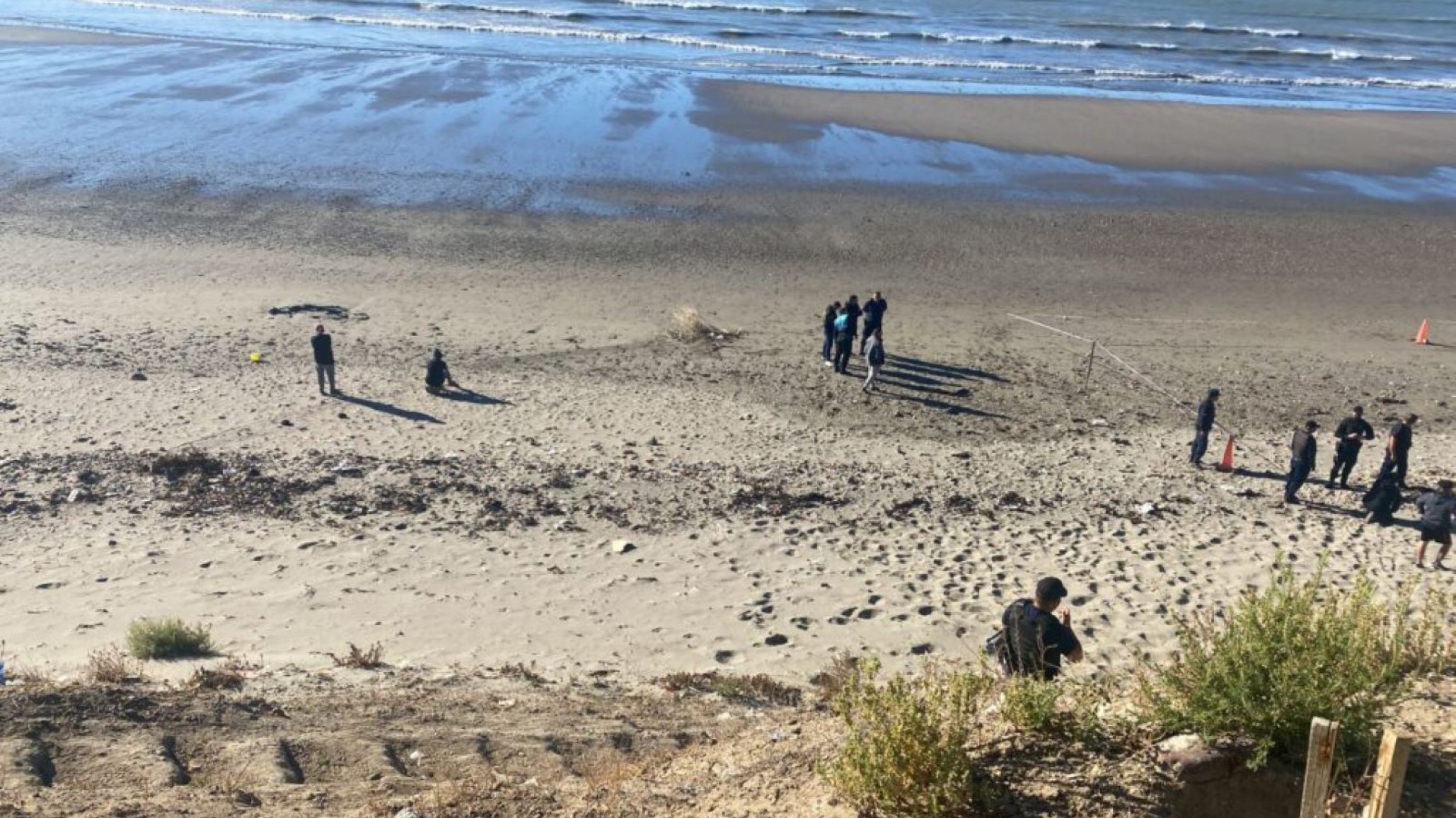 Hallaron un cadáver en la playa del Stella Maris
