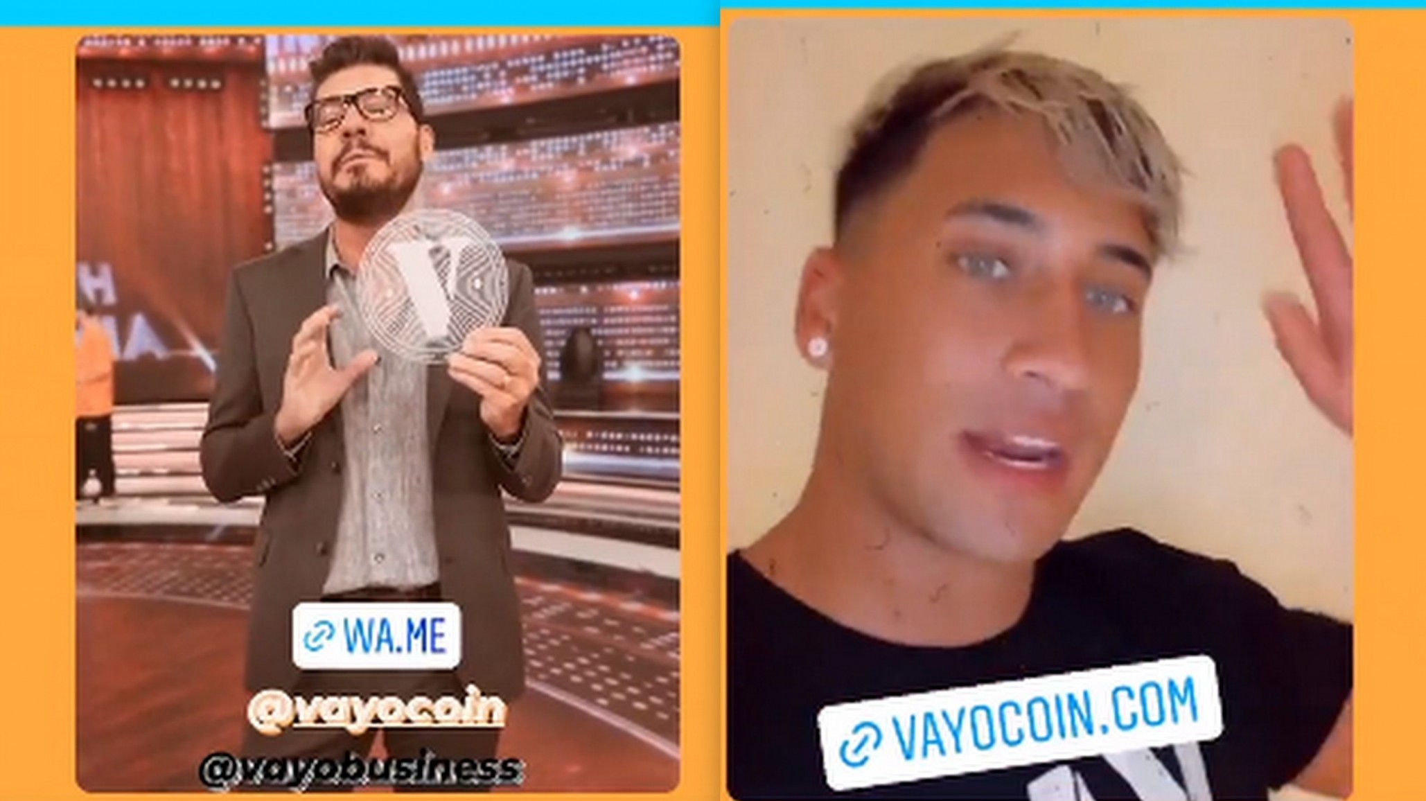 De Tinelli a Yao Cabrera, la lista de famosos de Vayo Coin propiedad de un comodorense