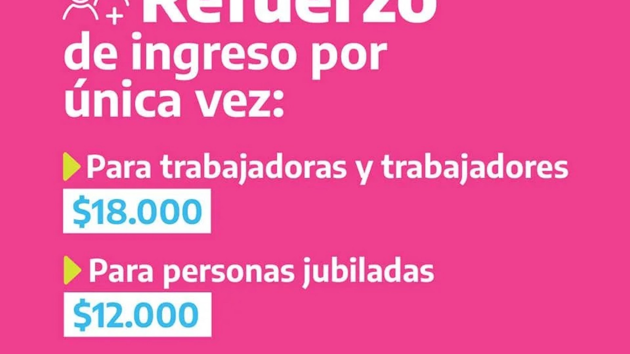La inscripción al bono para monotributistas y trabajadores informales será hasta el 7 de mayo
