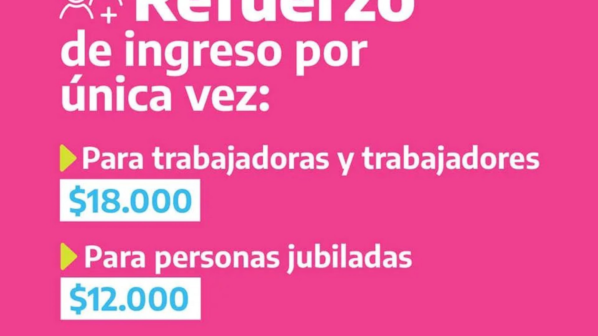La inscripción al bono para monotributistas y trabajadores informales será hasta el 7 de mayo