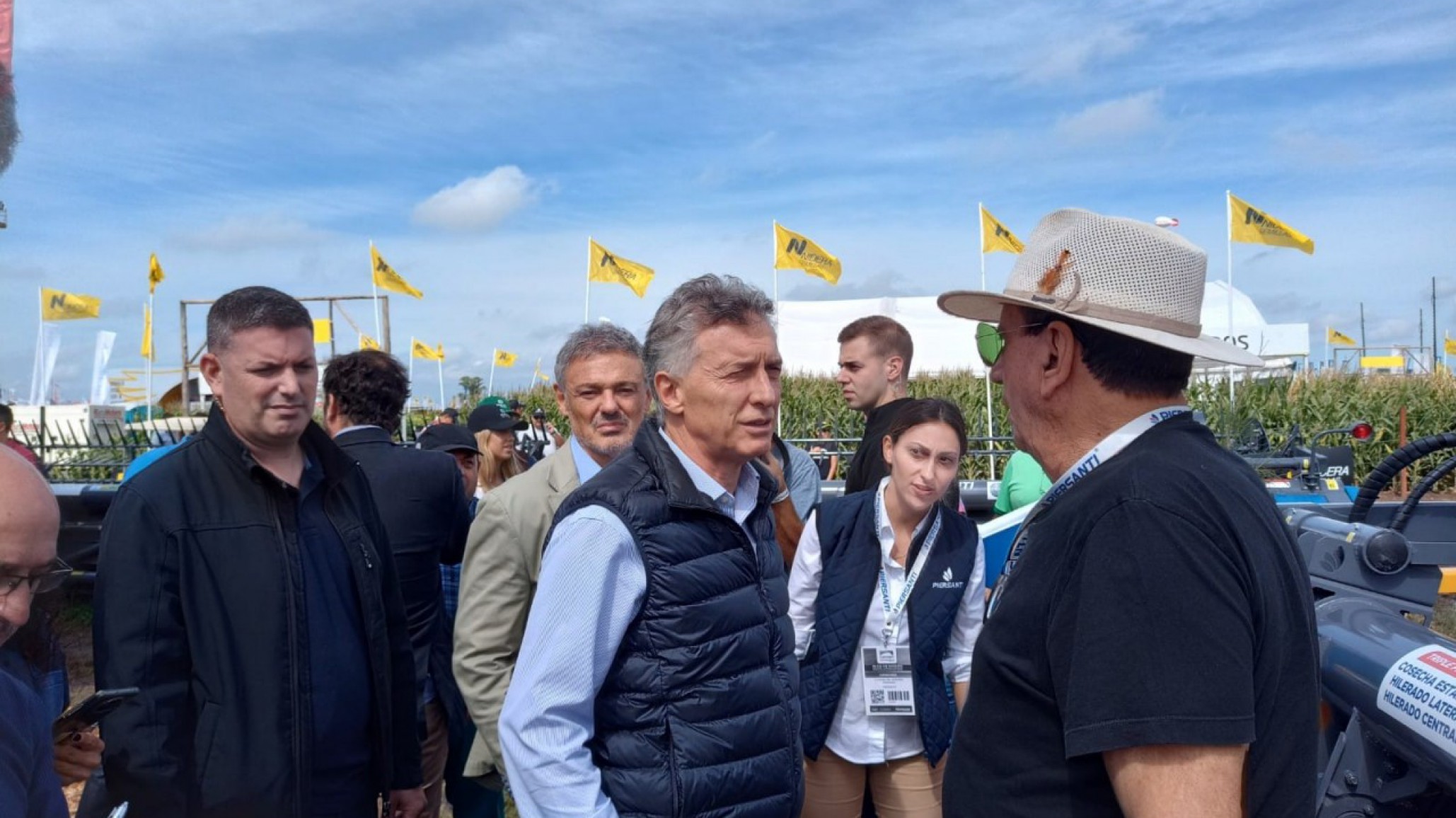 Mauricio Macri felicitó al campo por el tractorazo y criticó al kirchnerismo