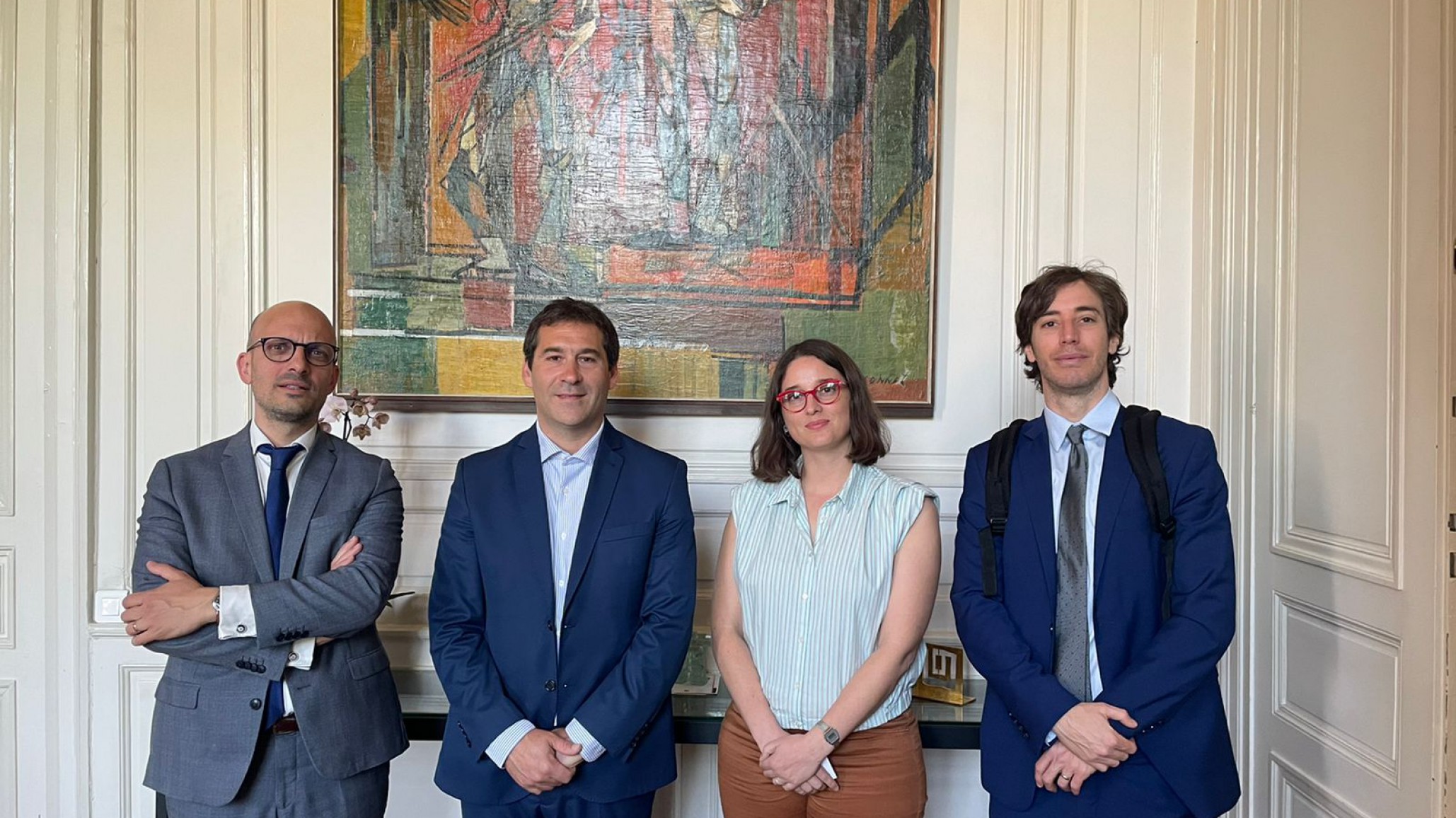 Luque en Francia estuvo con especialistas en planificación urbana