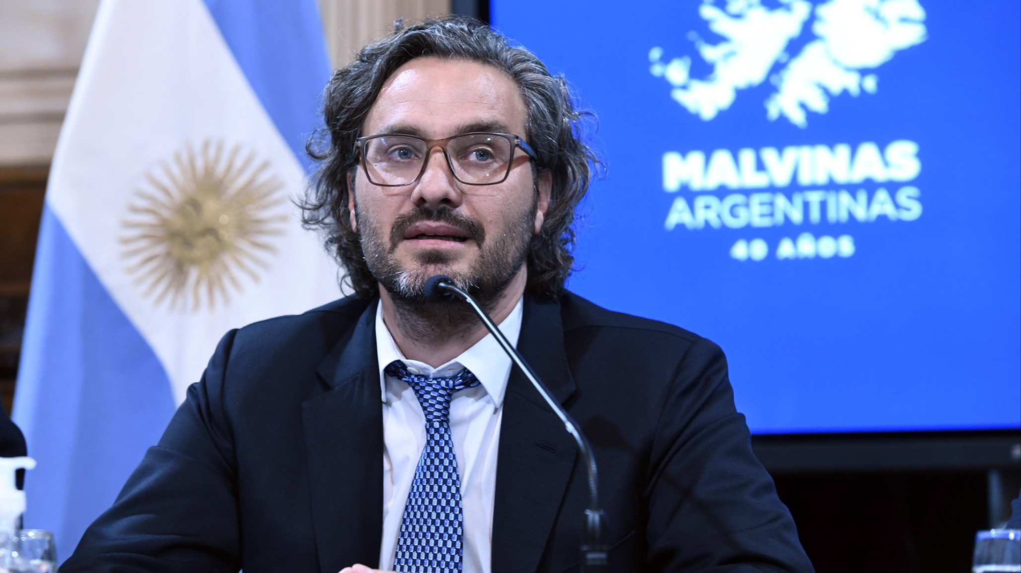 <p>El Canciller Santiago Cafiero participo de la Reunion de la Comision de Relaciones Exteriores y Cuto del Senado de La Nacion, el 03 de mayo del 2022, en Buenos Aires, Argentina. Foto: Luciano Ingaramo/ Comunicación Senado</p>