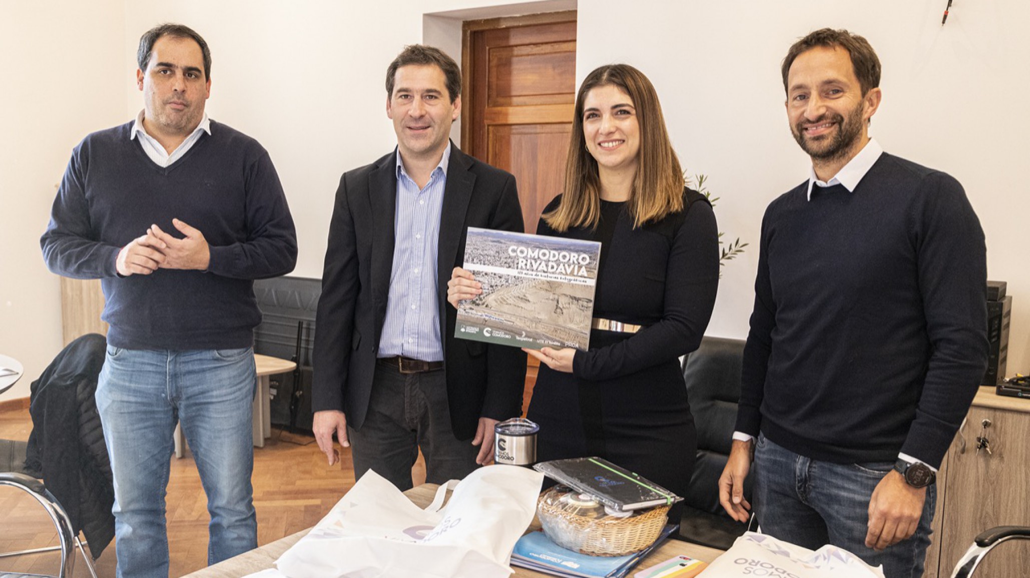 Luque acompañó a la primera mujer cónsul de Chile en Comodoro