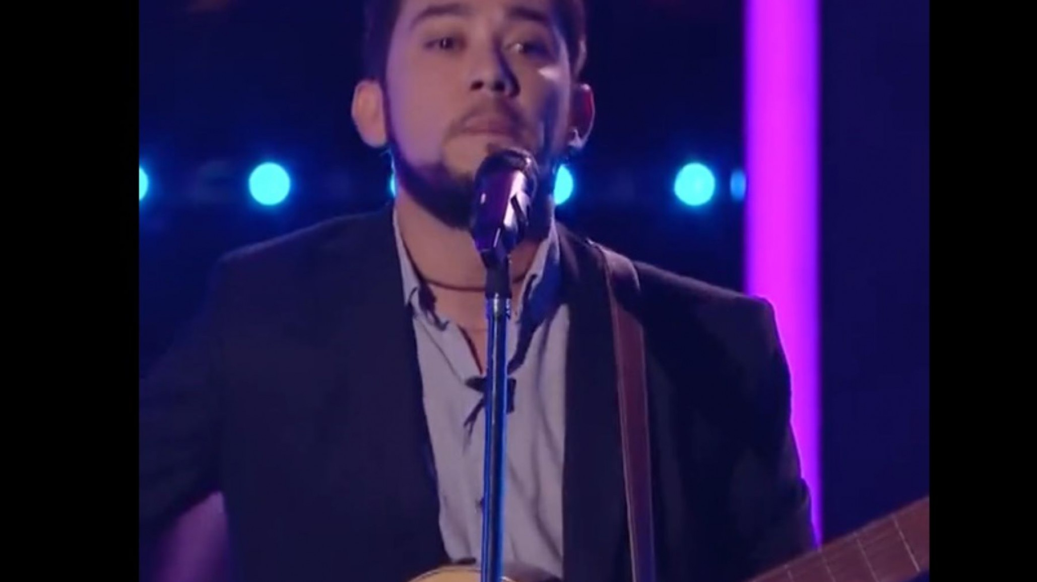 La Voz: Esteban Muia, el comodorense que conquistó al jurado con un tema de Jairo