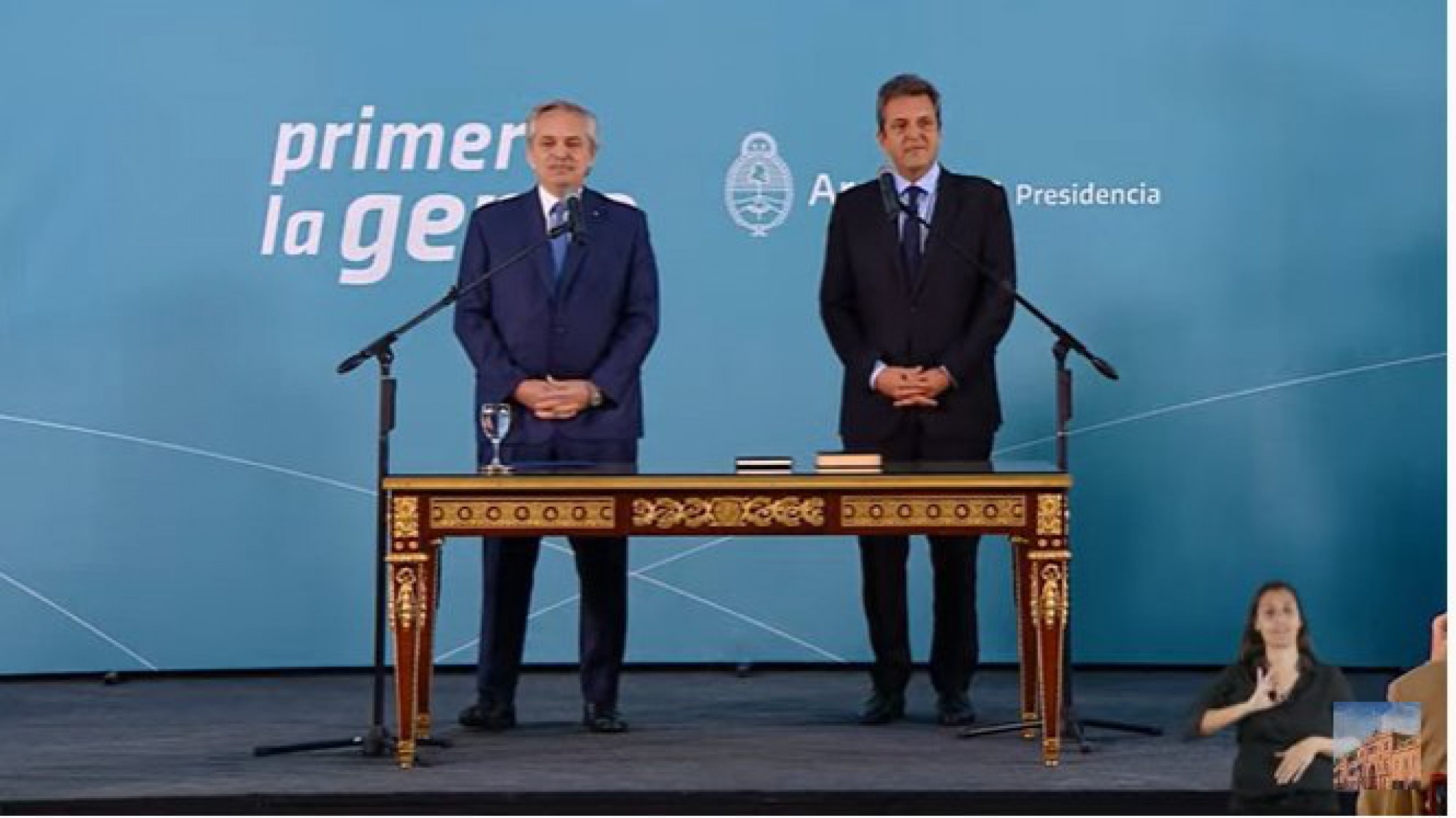 Alberto Fernández le tomó juramento al ministro de Economía, Sergio Massa: “Tenemos una gran oportunidad como país”