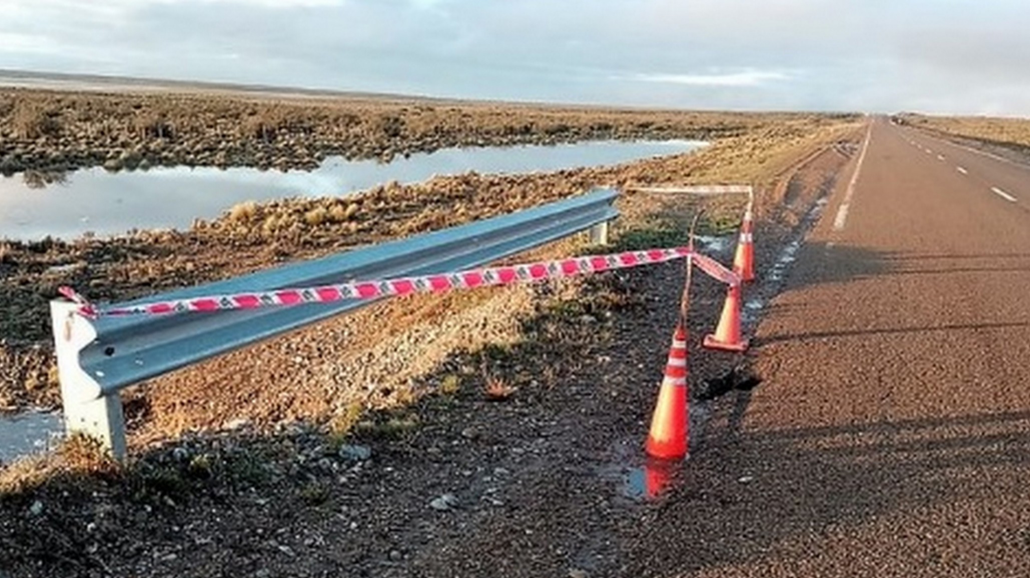 Se rehabilita la circulación sobre la Ruta 3 entre Trelew y Comodoro Rivadavia