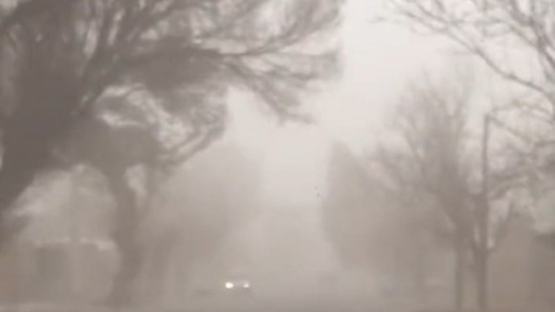 Emitieron alerta amarilla por fuertes vientos en Chubut: prevén ráfagas de hasta 90 km/h