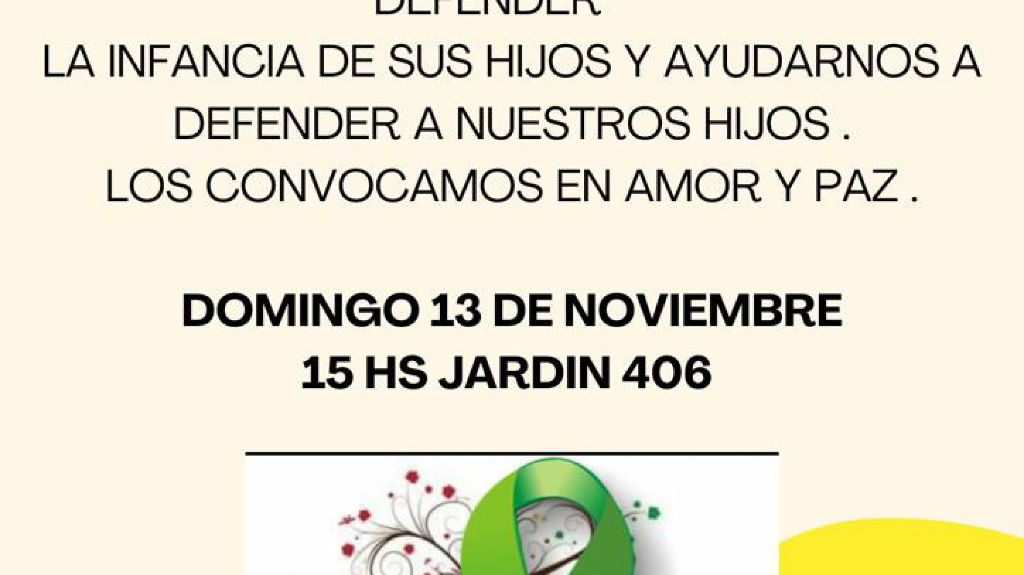 Familias del Jardín 406 invitan a la comunidad a colgar guardapolvos en el establecimiento en defensa de las infancias
