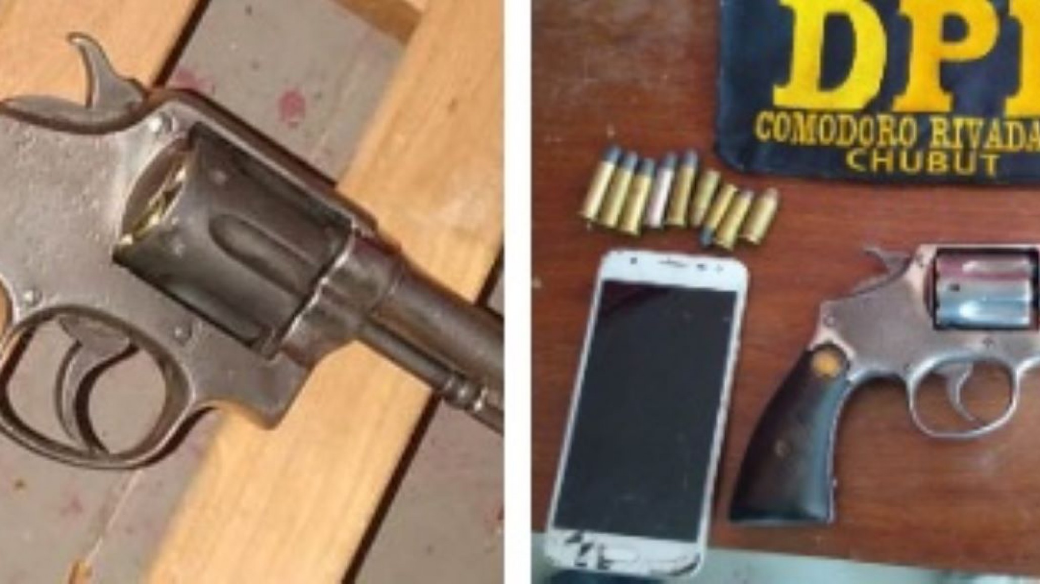 Hallaron arma de fuego y balas en un allanamiento