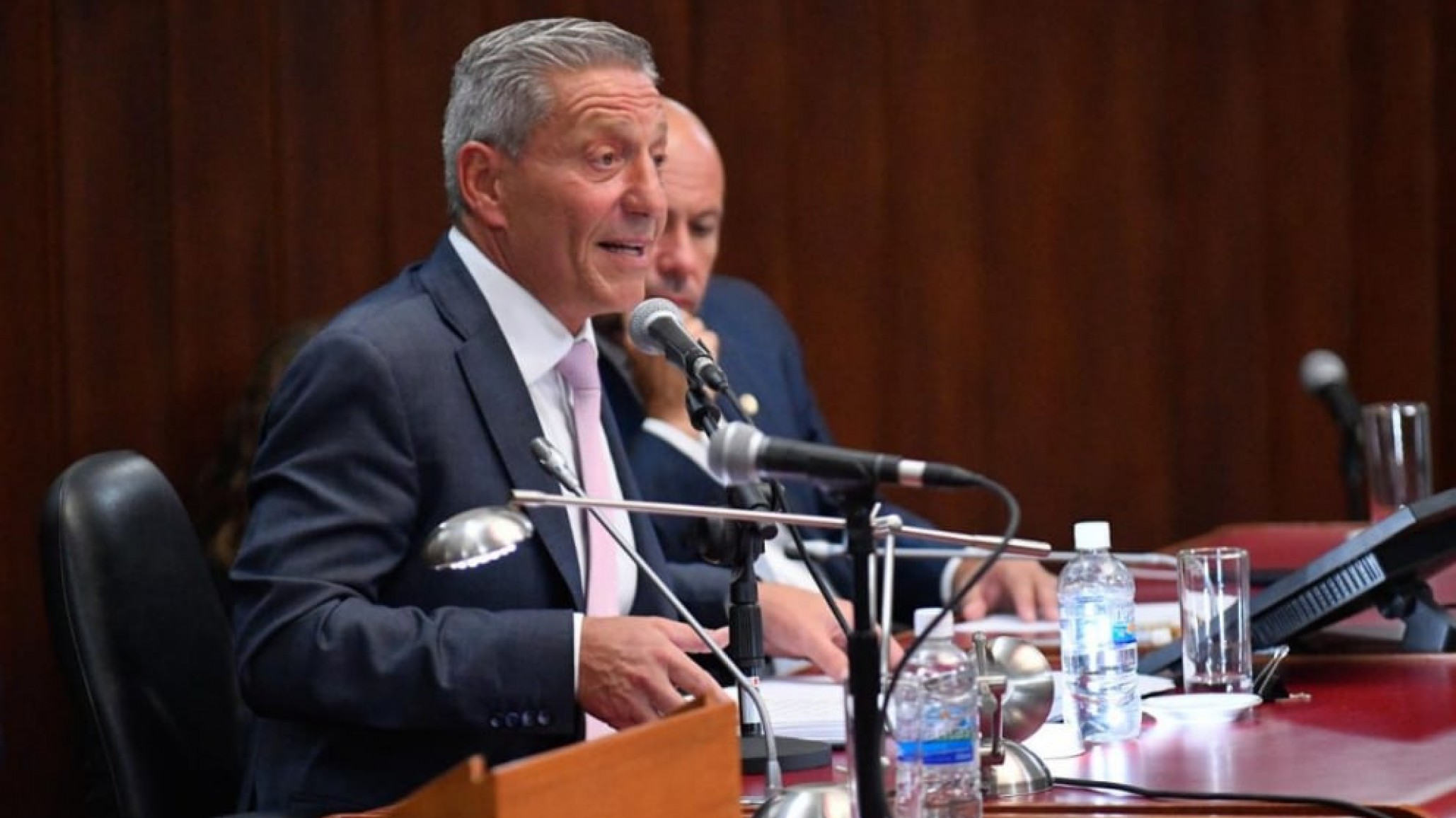 Arcioni aseguró que termina el mandato “con el deber cumplido”