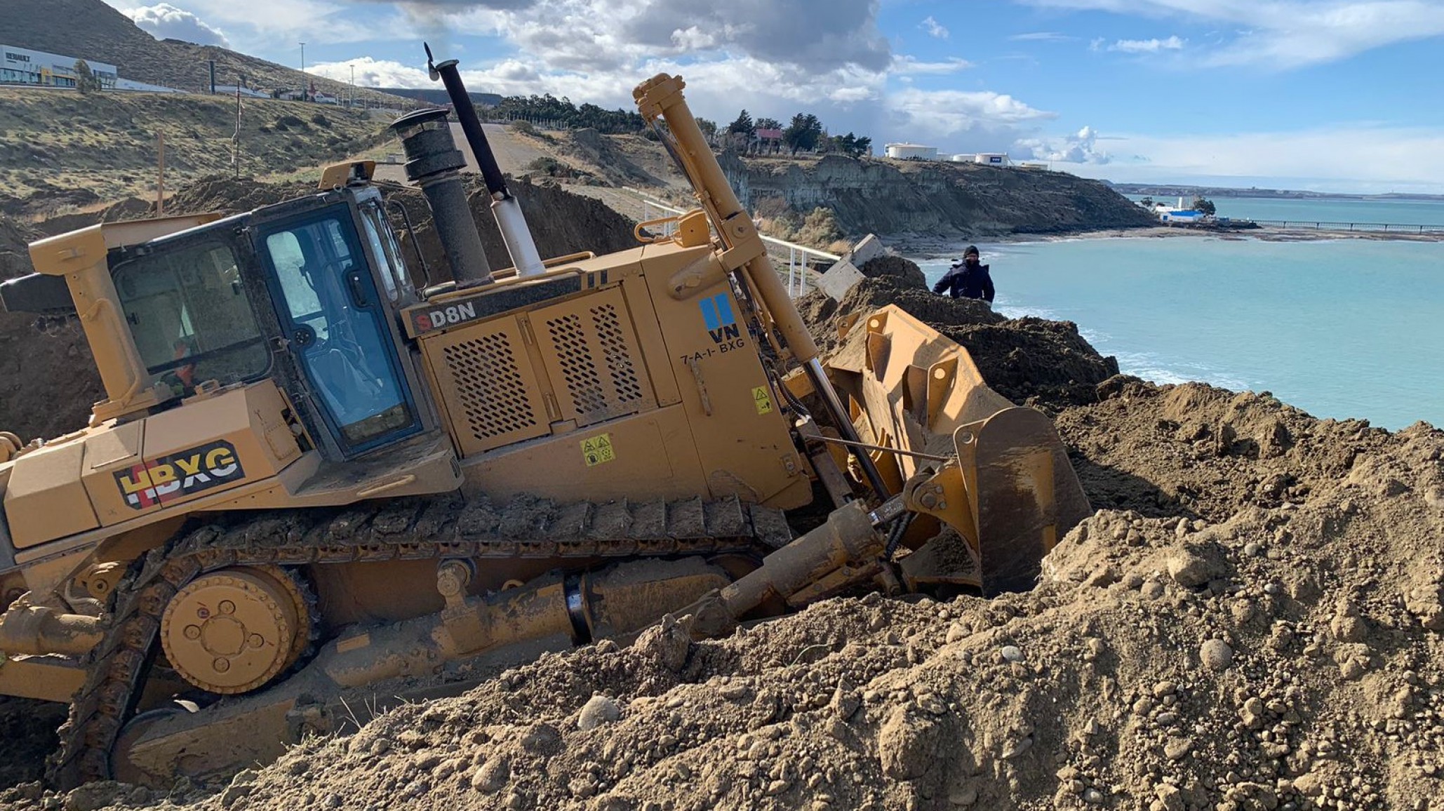 Iniciaron los trabajos de movimiento de suelo en la Ruta 3