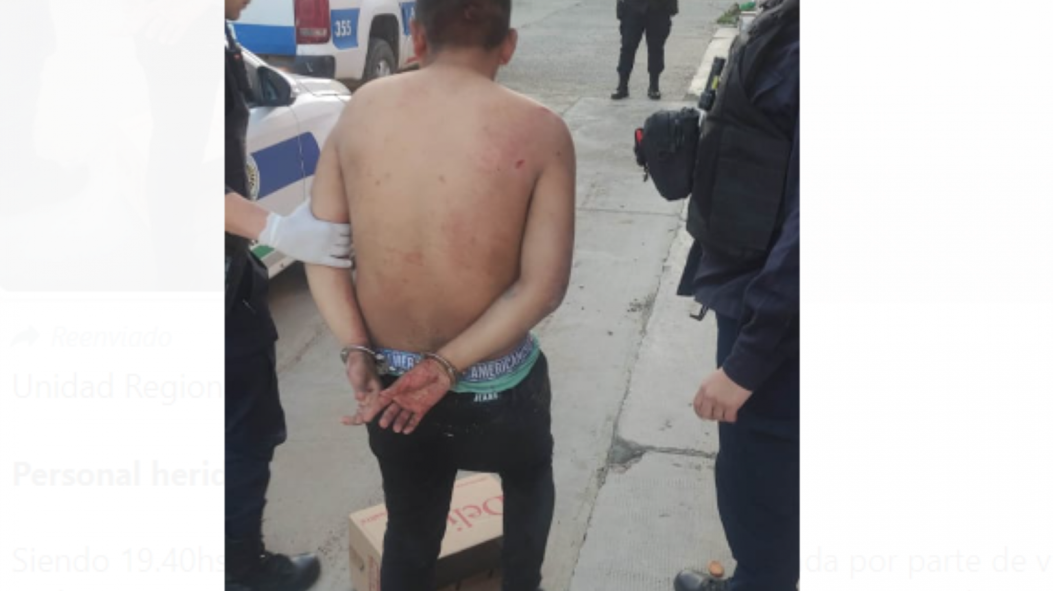 ¡Violenta golpiza a ladrones! Vecinos de Comodoro Rivadavia los atraparon y los dejaron ensangrentados