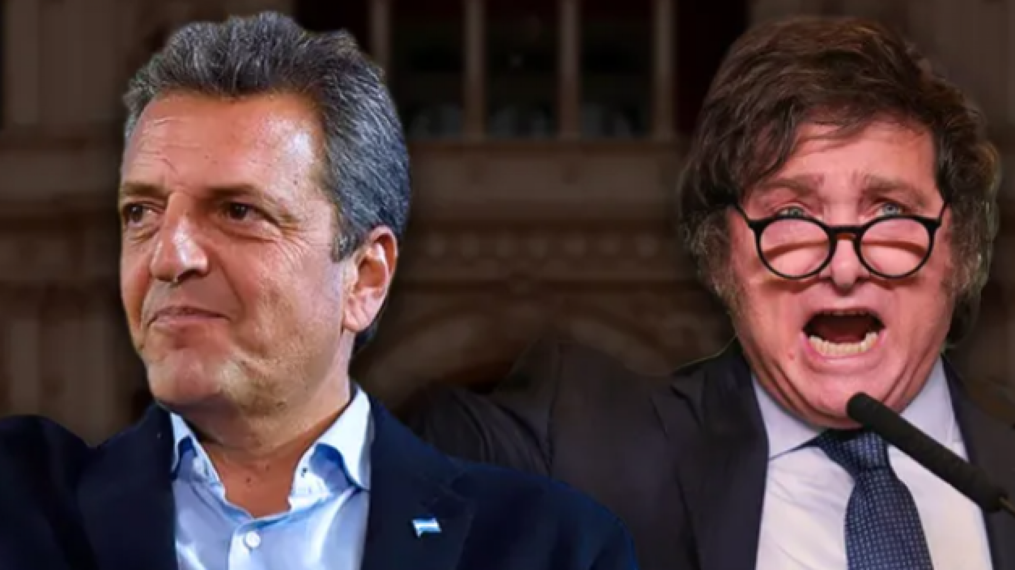 Un experto en comunicación analizó los gestos de Massa y Milei ¿qué dijo?