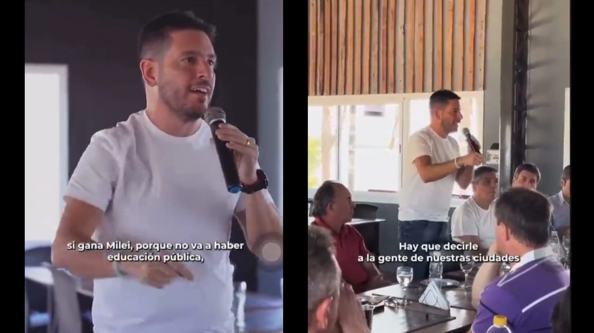 Un intendente radical de Córdoba aseguró que “no van a tener escuelas si gana Milei”