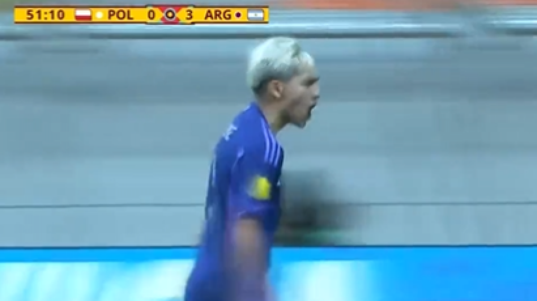 Orgullo local: el comodorense Ian Subiabre marcó un Gol para la sub 17