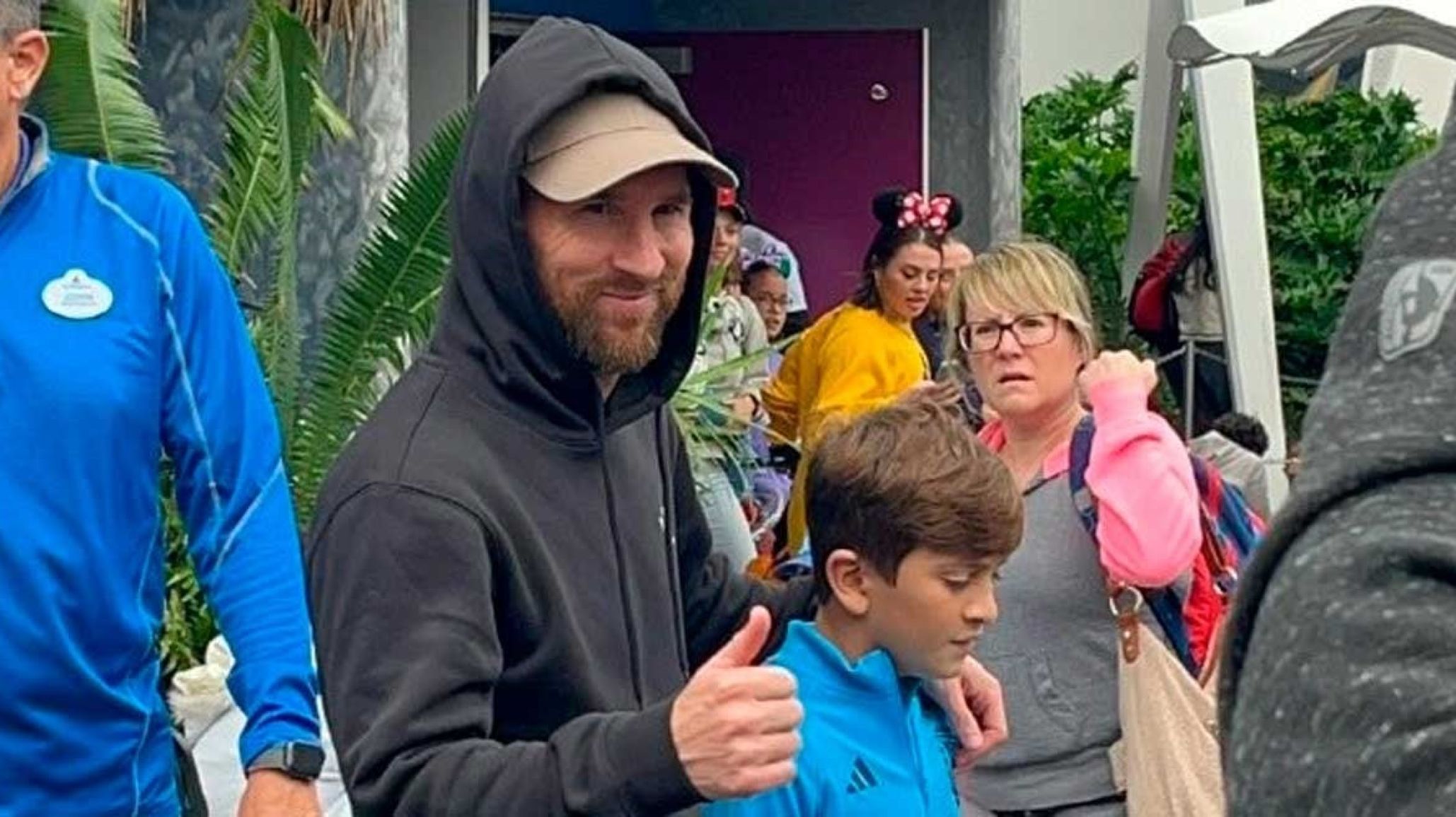 Viral: La familia Messi en Disney