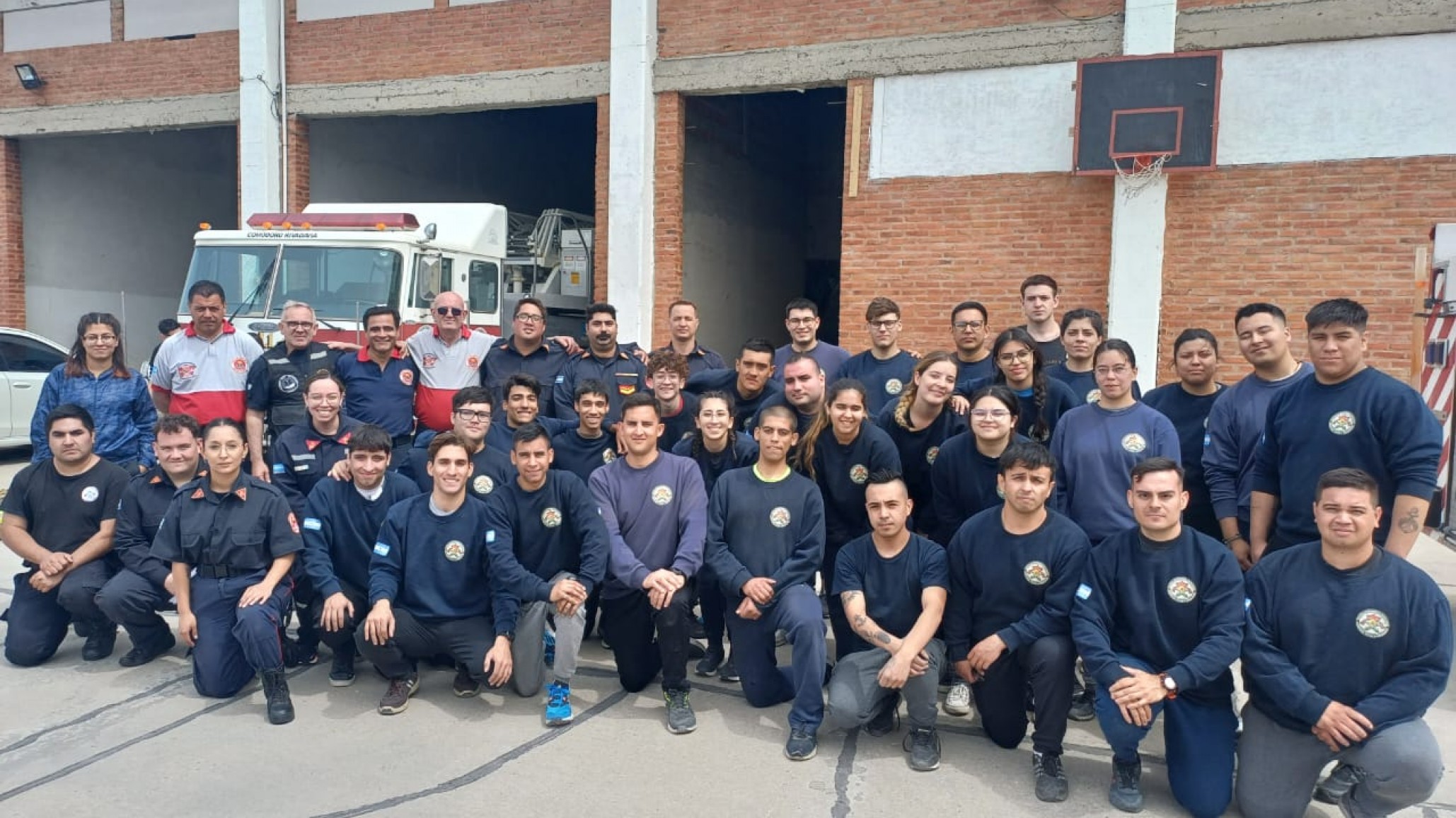 Chubut: Pedagogía y pruebas para futuros bomberos