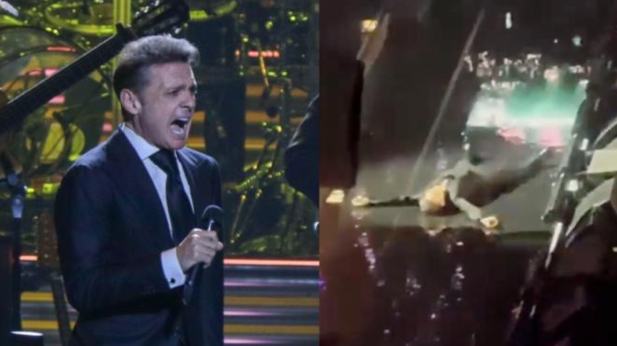 Video: Durísima caída de Luis Miguel generó preocupación entre sus fans