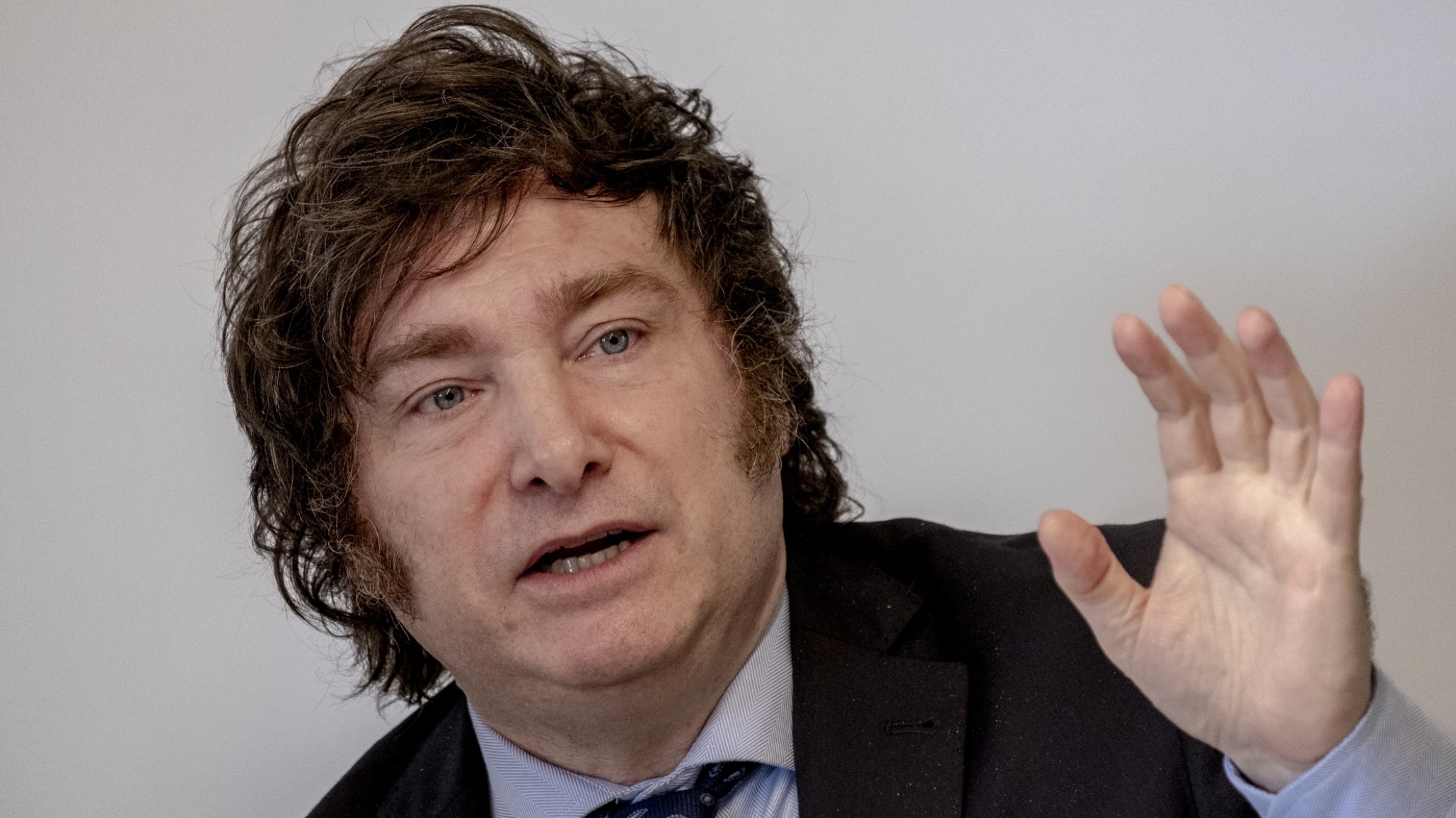 Javier Milei en Frankfurt y antes de su participación en Davos: "Vengo a sembrar las semillas de la libertad"