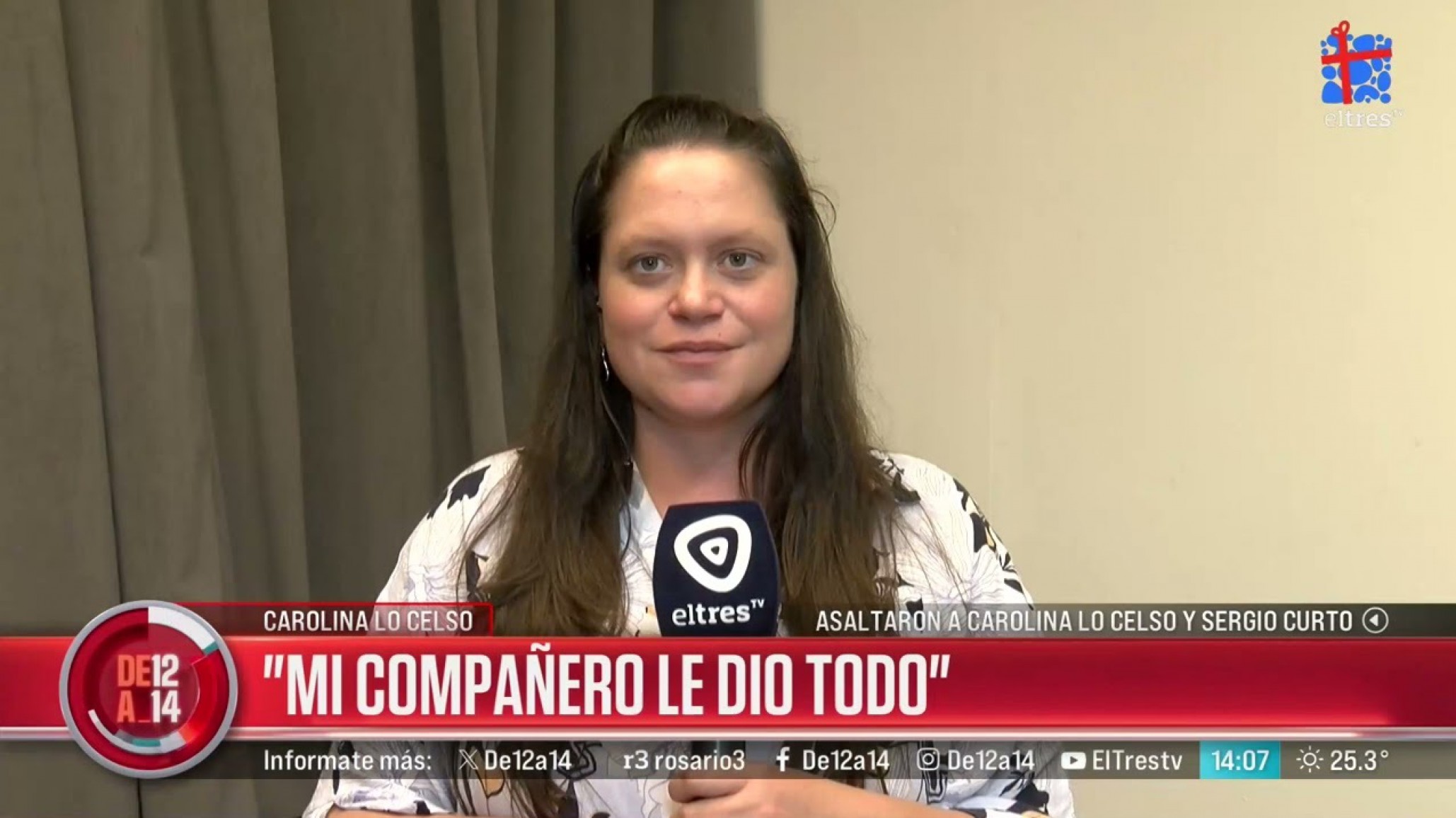 Movilera sufre un asalto mientras realiza una cobertura