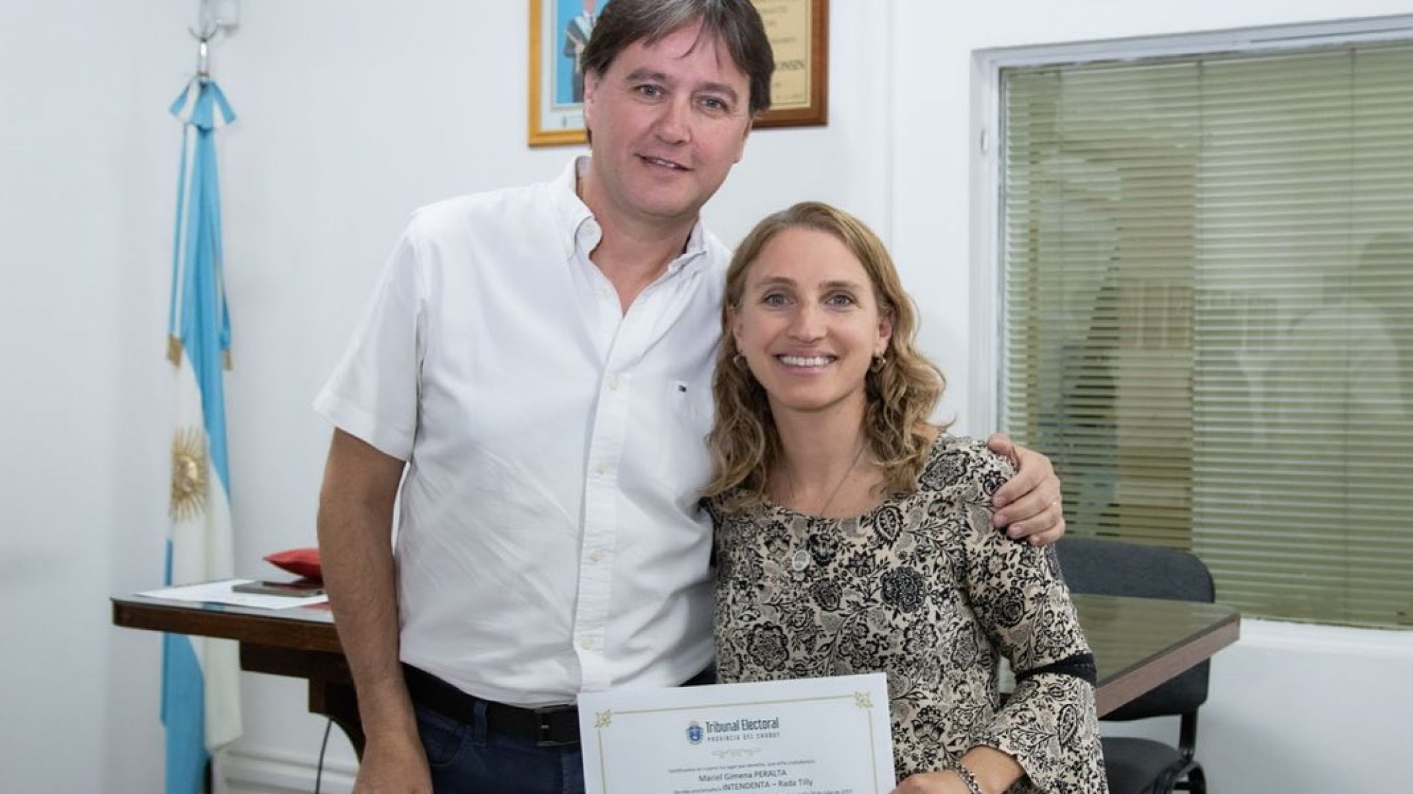 Asume Mariel Peralta la primer mujer en ser intendente de Rada Tilly