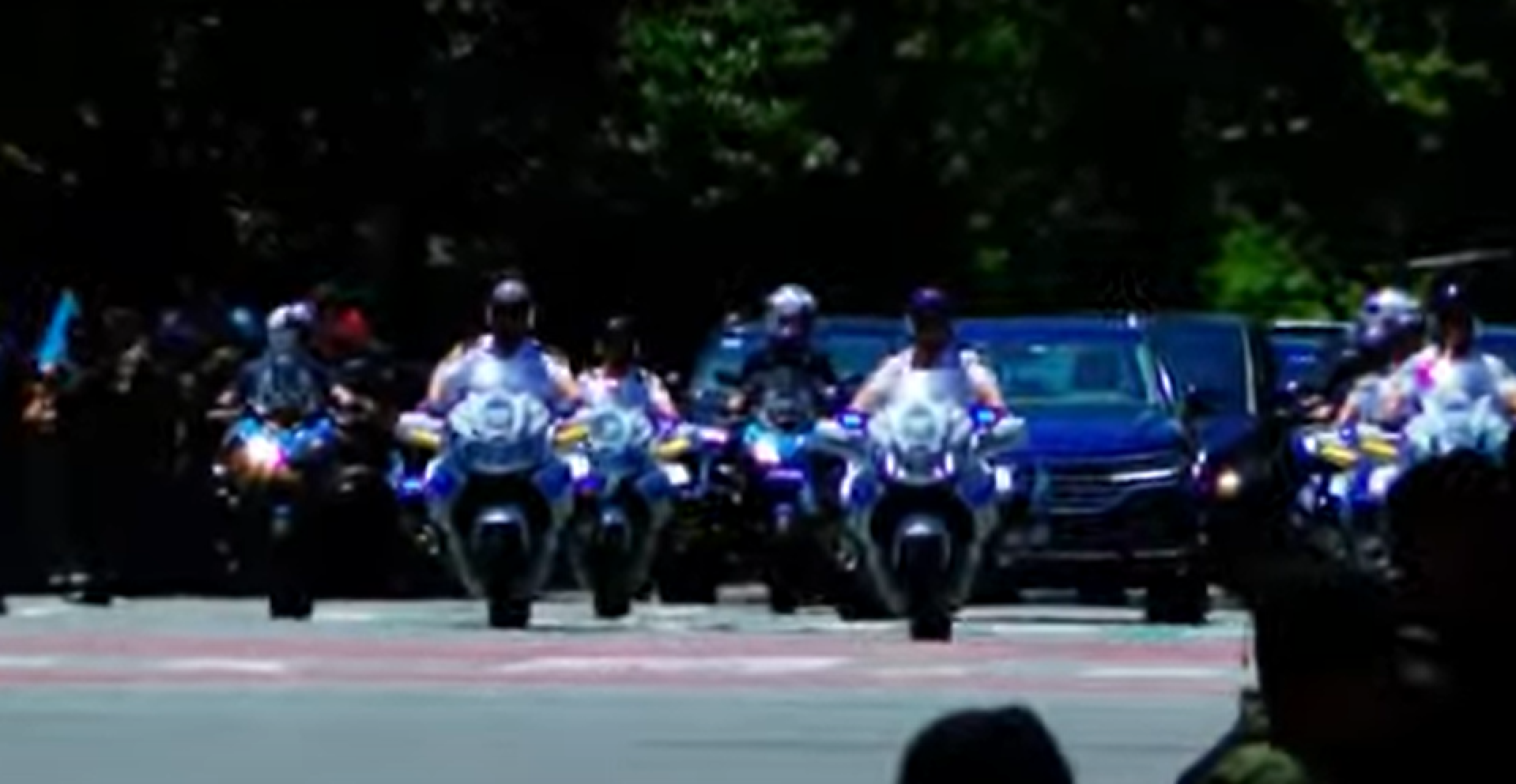 El presidente electo salió hacia el Congreso