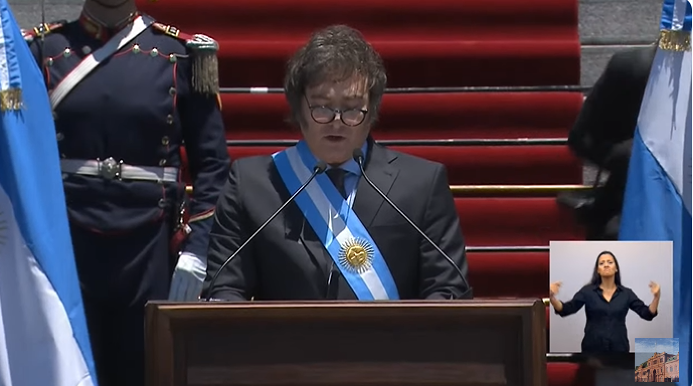 Habla al país el presidente Javier Milei