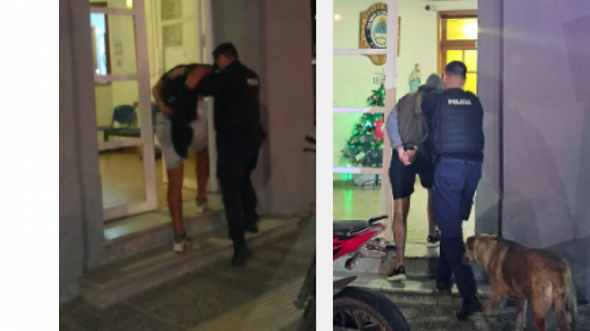 ¡Otra vez! Los atraparon robando cubiertas de un VW Gol y huyeron en un VW Gol