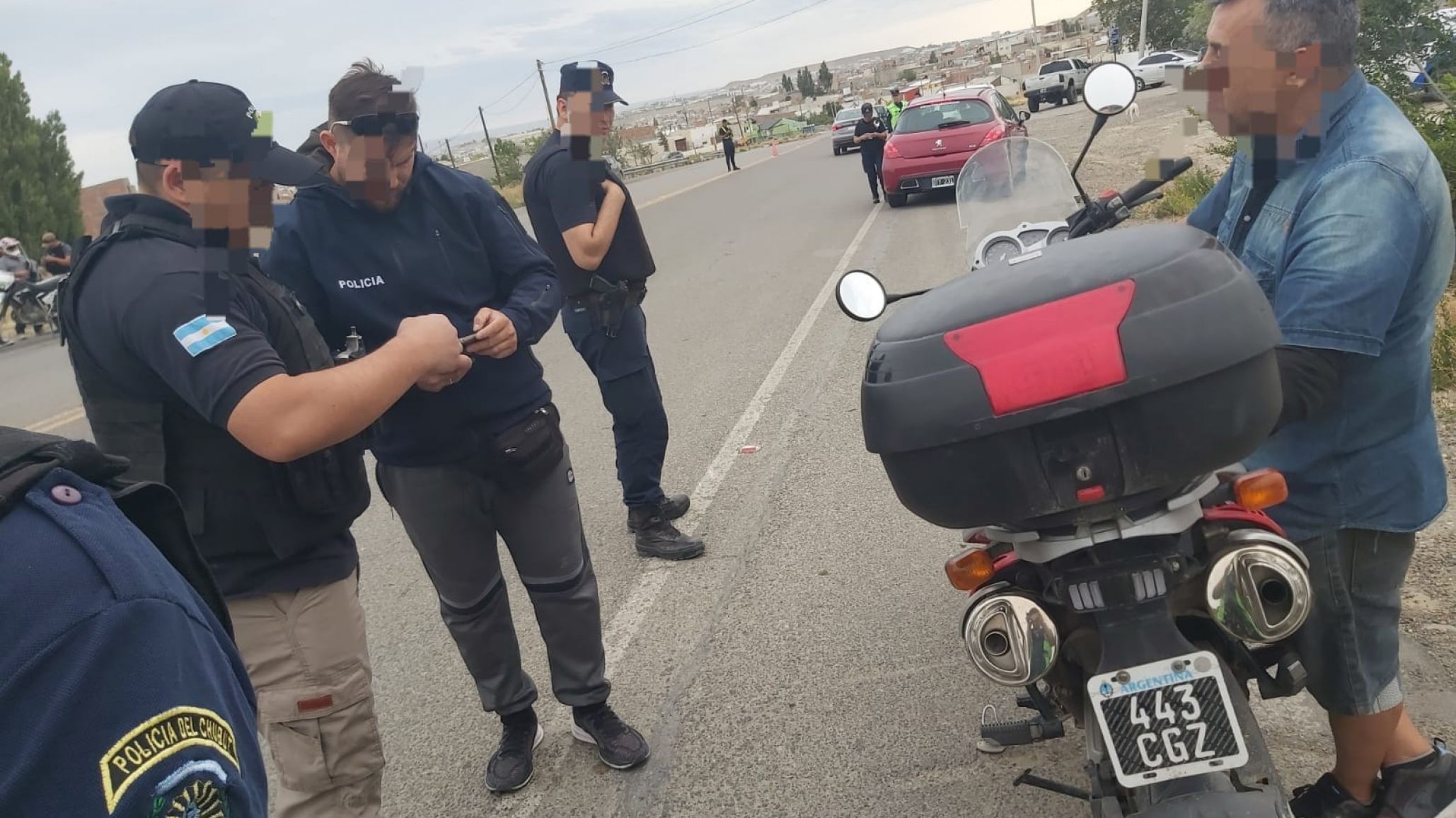 Los números de motor y chasis no coincidían: le sacaron la moto