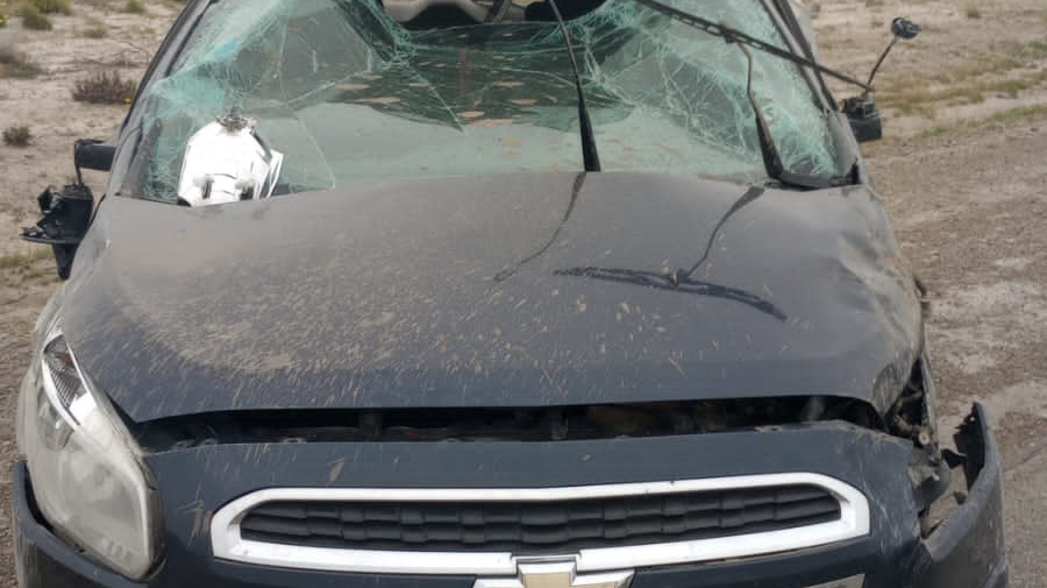 Hubo un vuelco en plena ruta y dos menores resultaron heridos