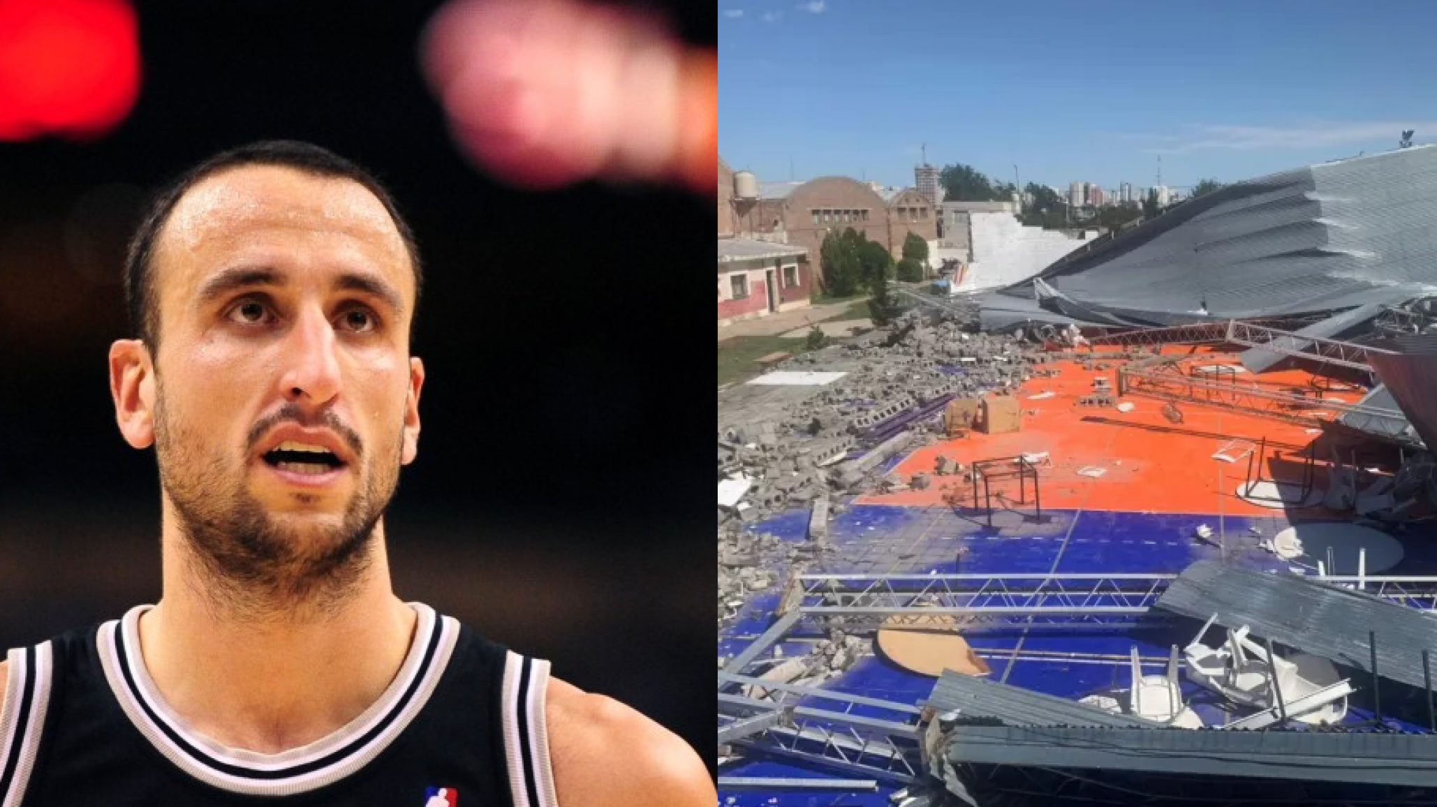 Ginobili inició una colecta para ayudar a los afectados por el temporal