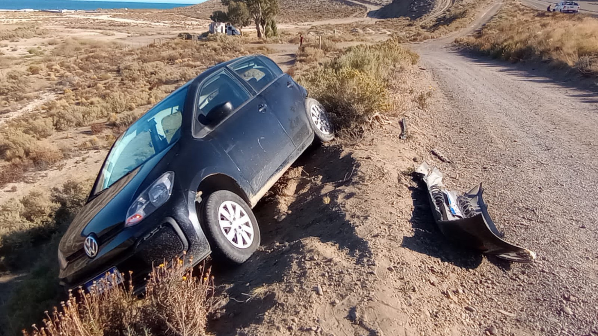 Dos jóvenes de 20 años chocaron en Ruta 3