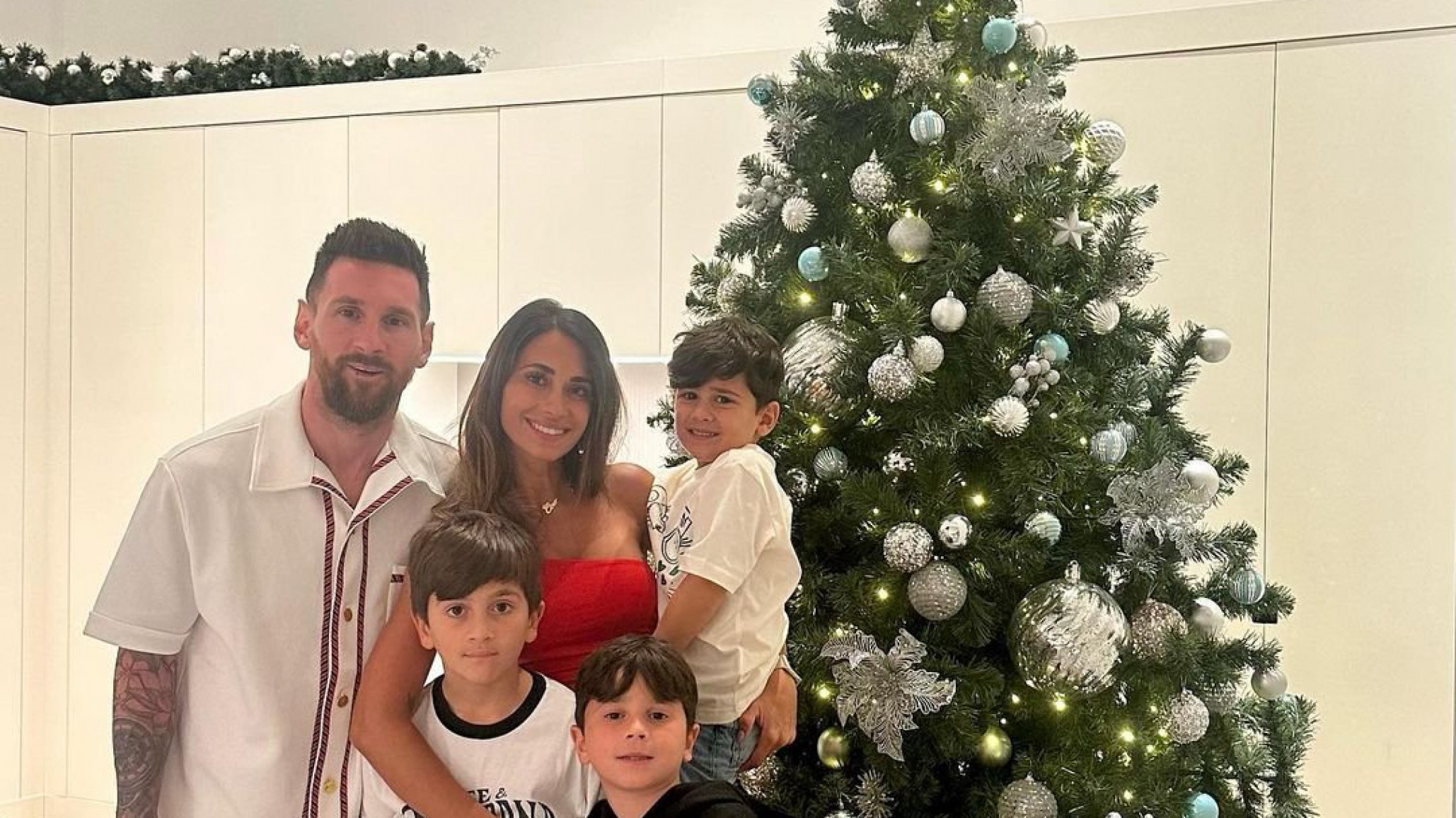 Así recibe Lionel Messi y su familia la navidad
