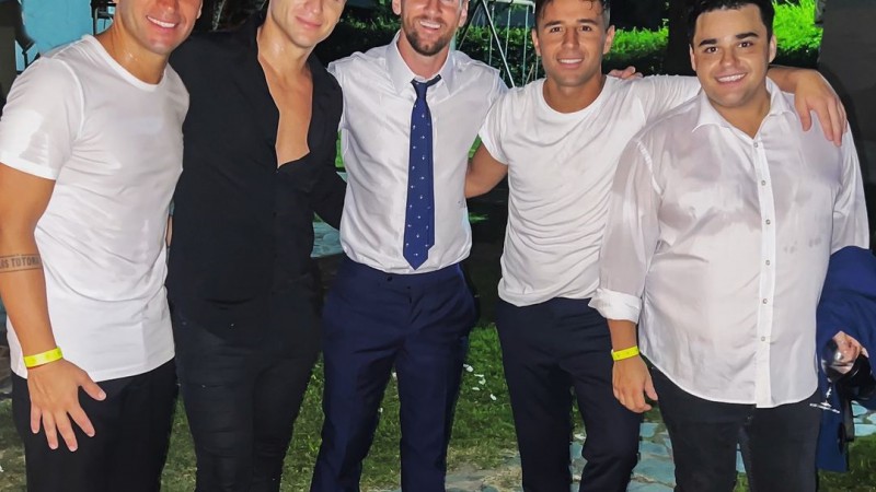 ¡Los favoritos del Dios! Los Totora presentes en el casamiento de la cuñada de Messi