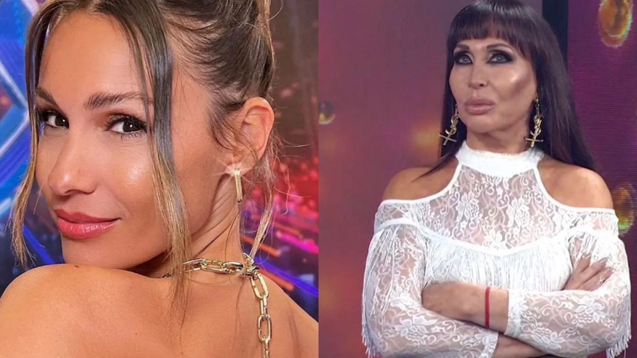 Escandalosa pelea entre Moria Casan y Pampita en el Bailando