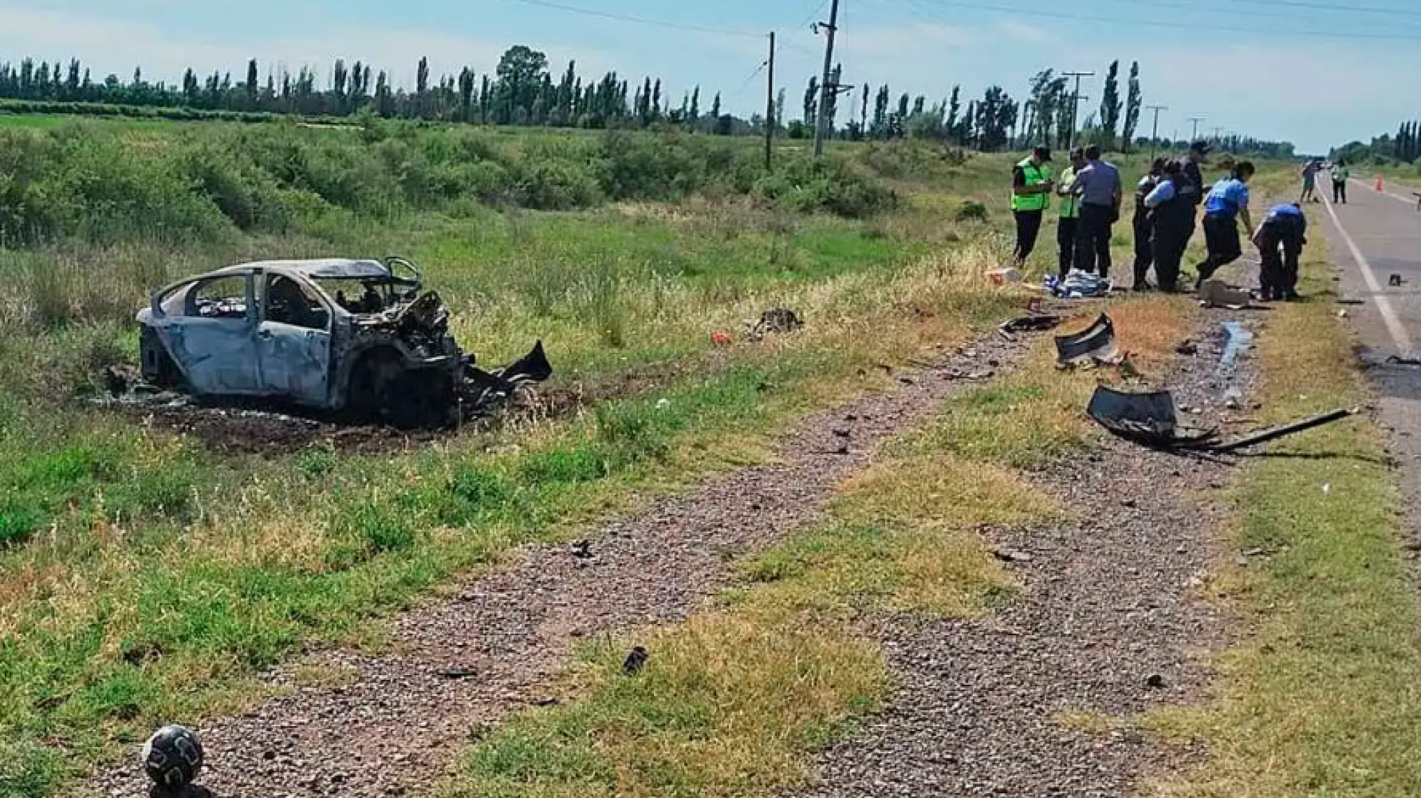 Choque frontal fatal: tres muertos en ruta camino a la playa