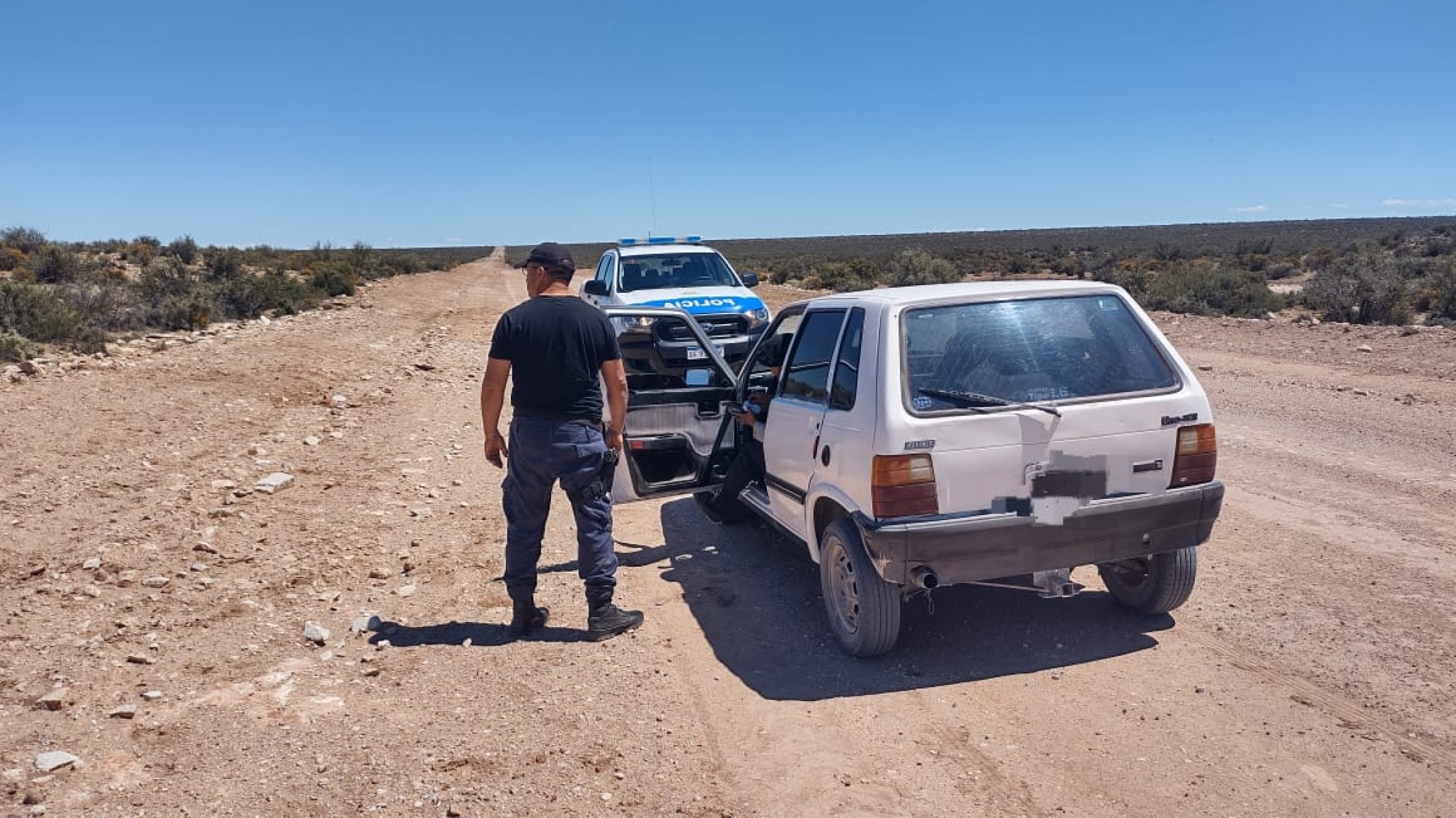 Intentó esconder una carabina de calibre 22 y su amigo lo mandó al frente: rastreaban guanacos