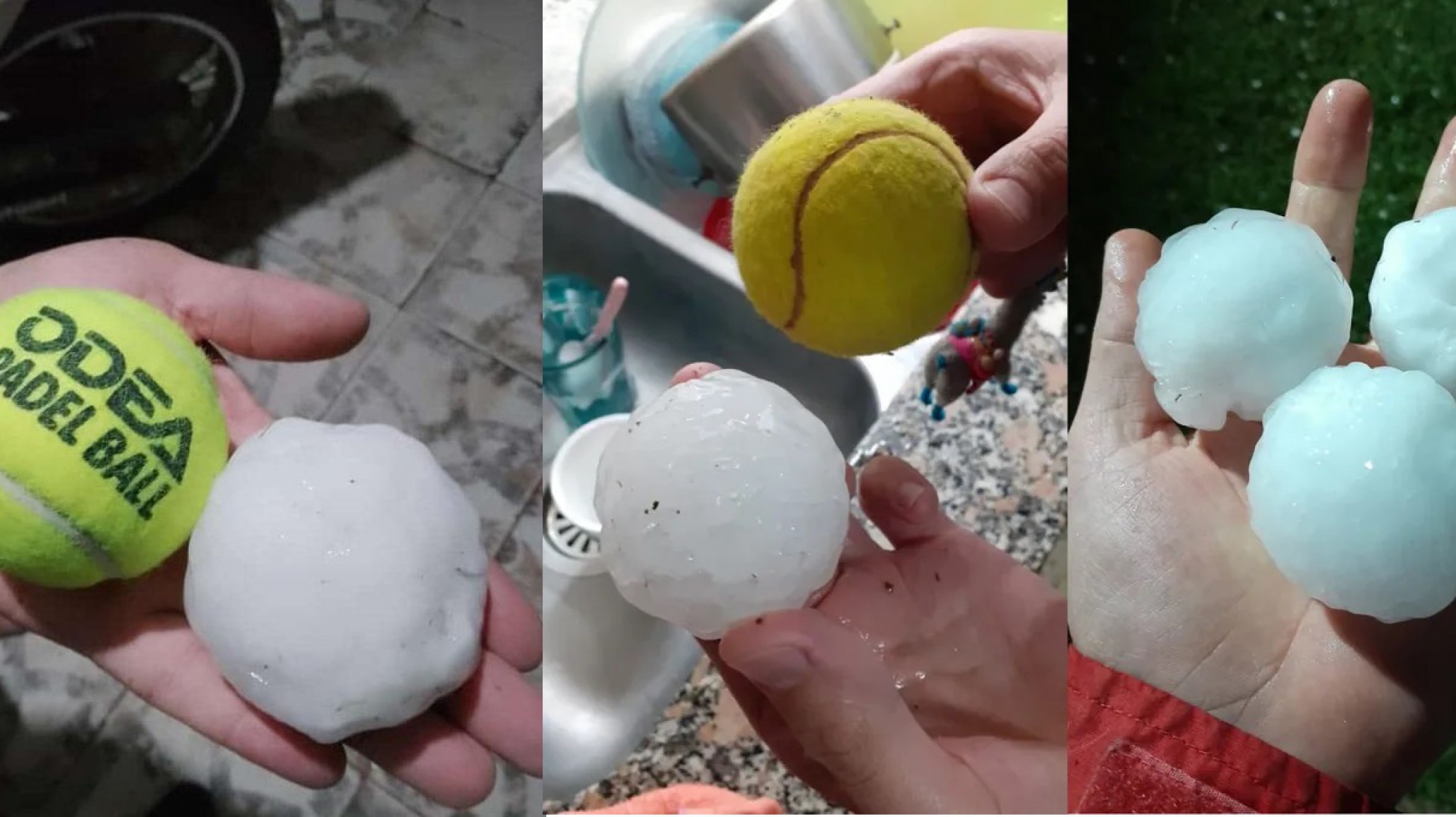 Comité de crisis: Granizos del tamaño de pelotas de tenis