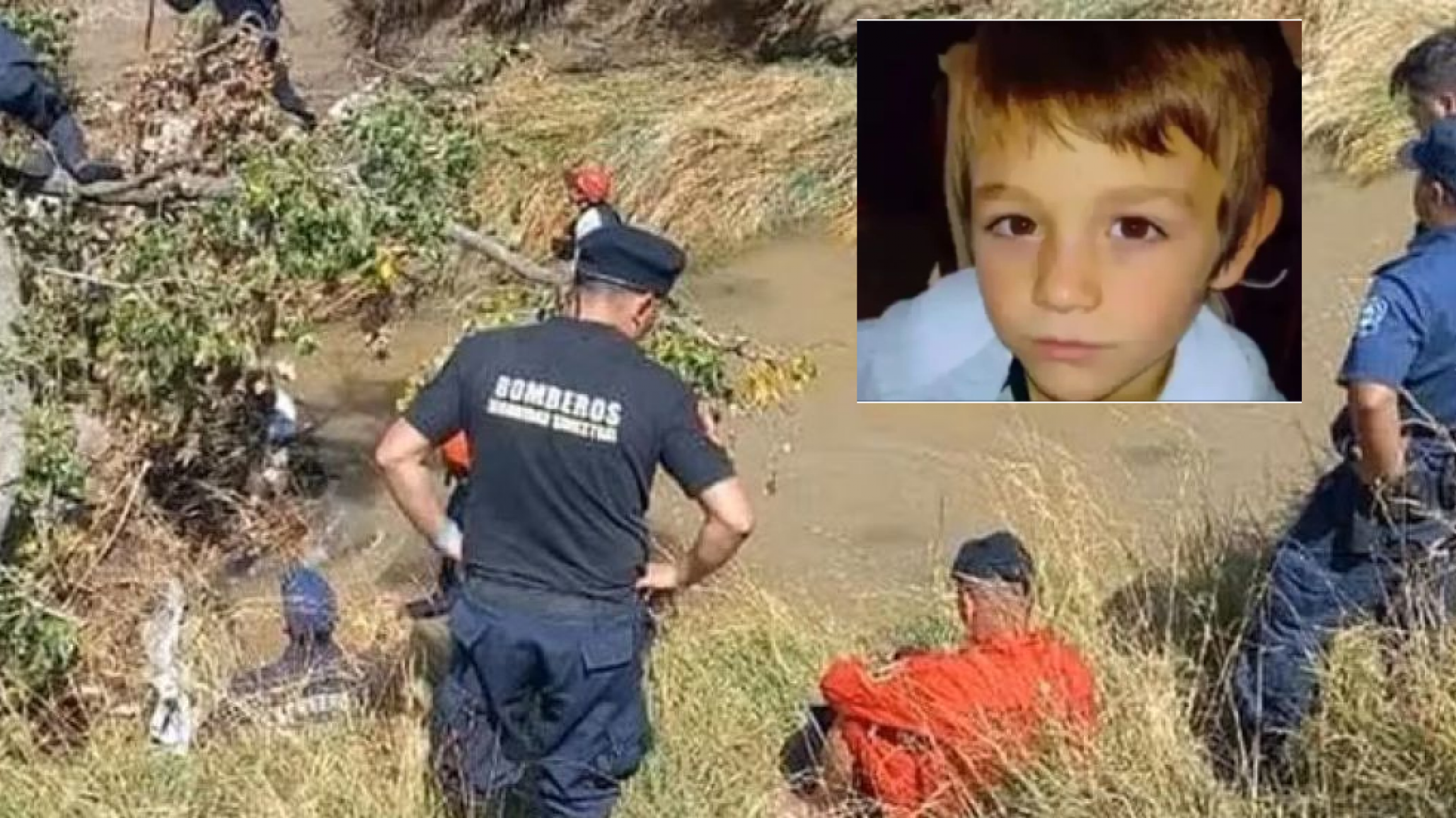 Encontraron sin vida al niño de 8 años que cayó en un arroyo al intentar rescatar un vaca