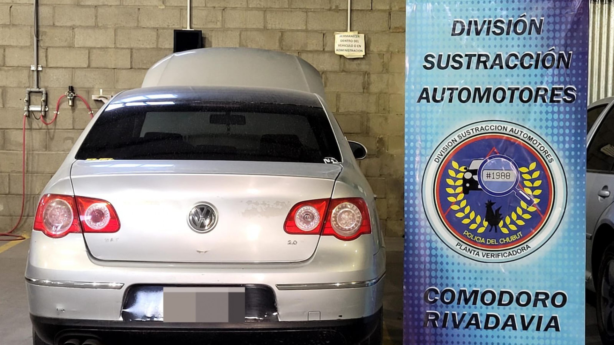 Descubren auto con pedido de secuestro en agencia de Comodoro Rivadavia