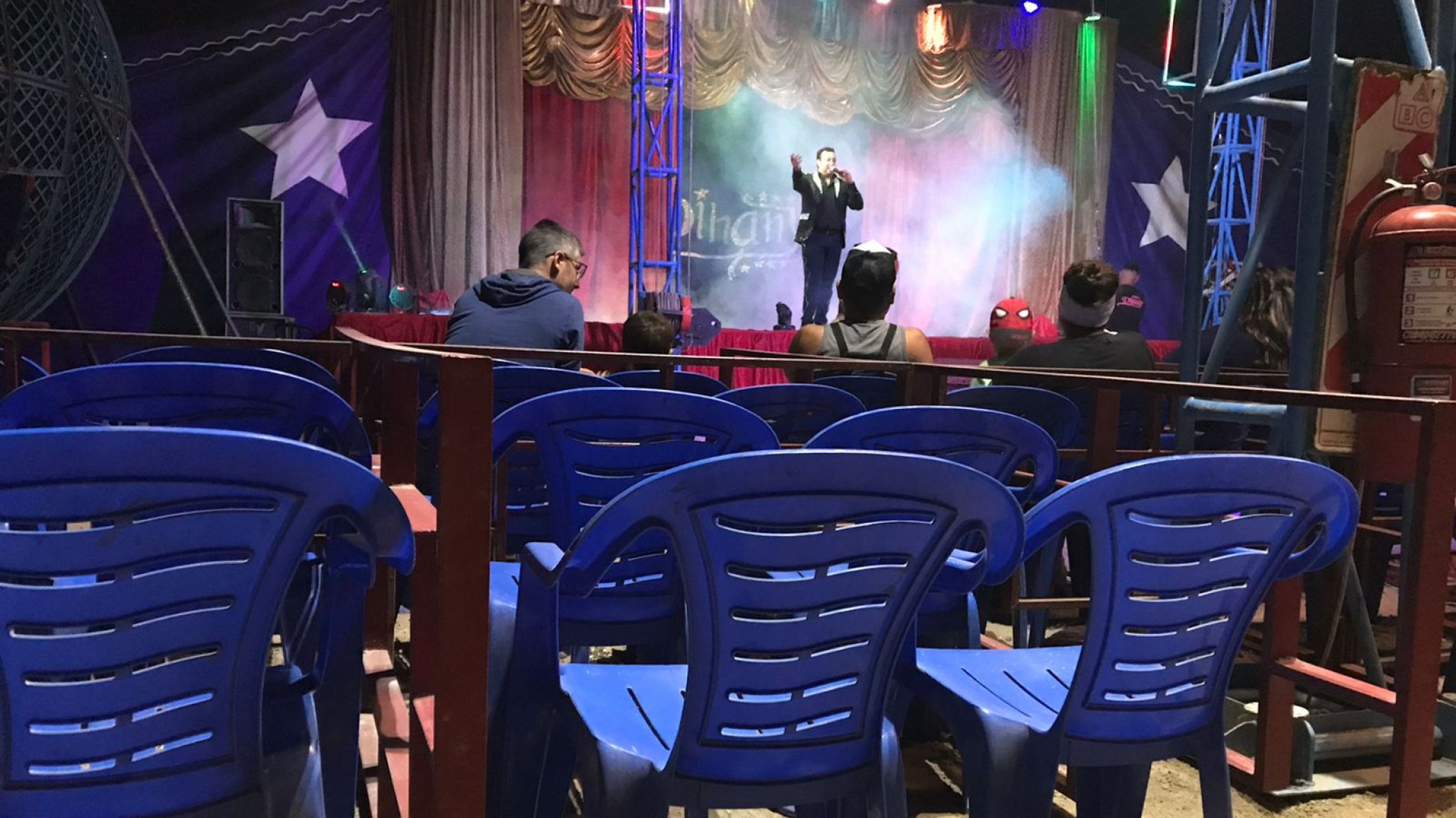 La difícil situación económica dejó vacío un circo en Puerto Madryn