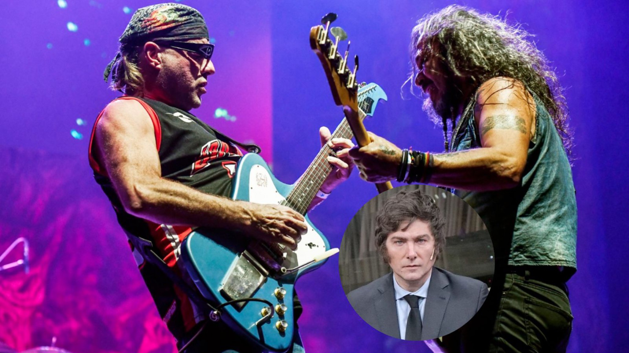 La Renga en su show hizo una advertencia para Javier Milei y "la casta"