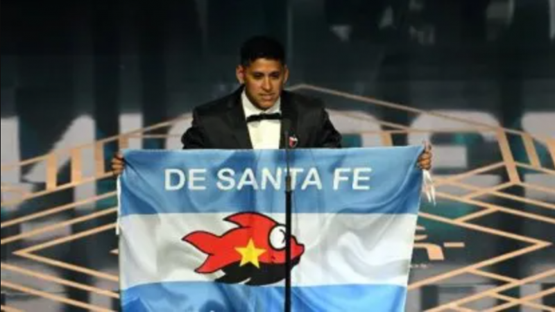 Toto Iñiguez, el hincha de Colón que ganó un premio The Best