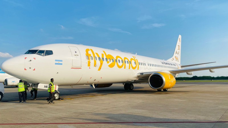 Una página sigue en vivo las fallas de la aerolínea low-cost Flybondi