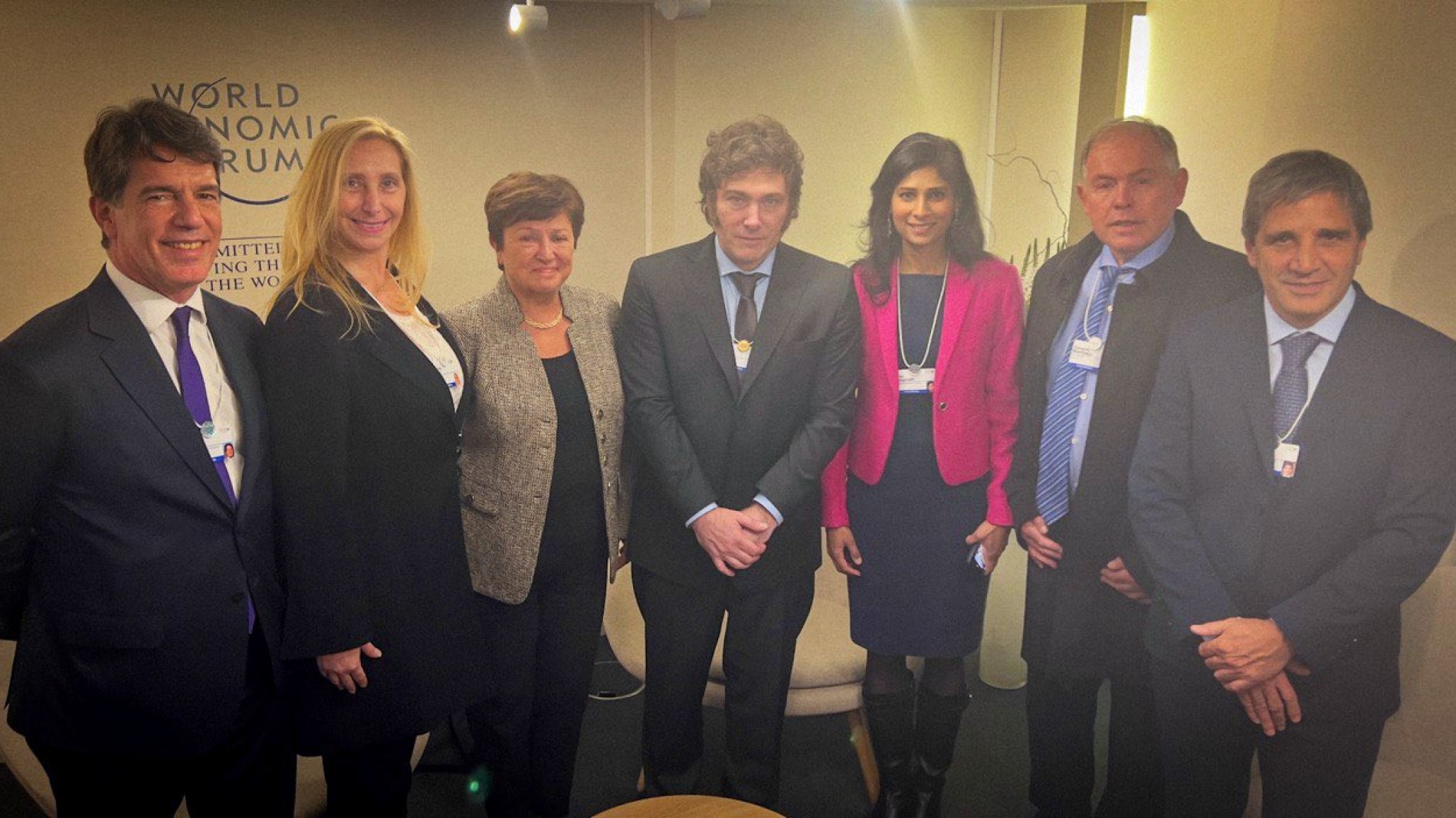 Milei se reunió con Kristalina Georgieva, directora del FMI