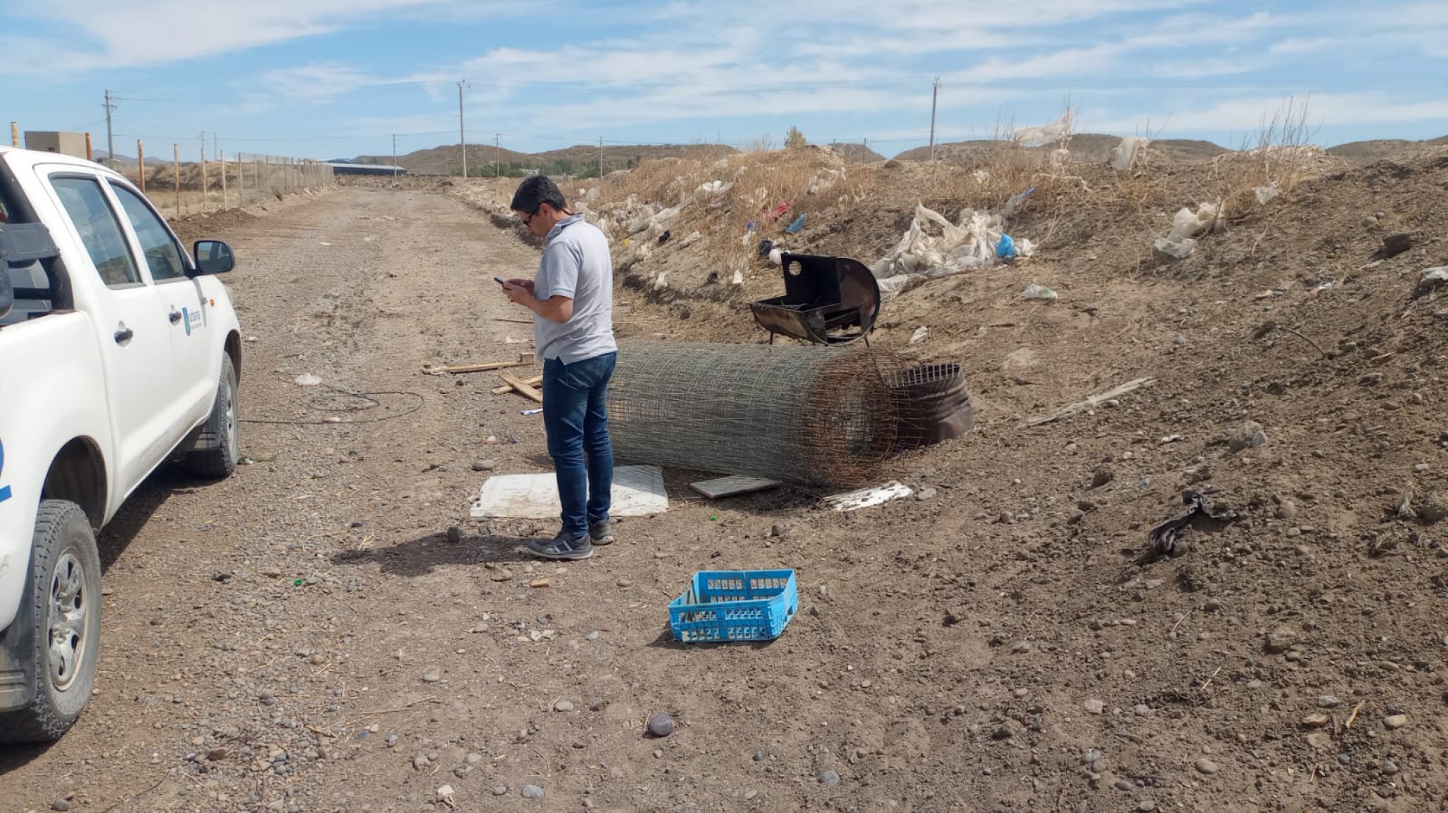 Detuvieron a un hombre por robarse un cerco perimetral